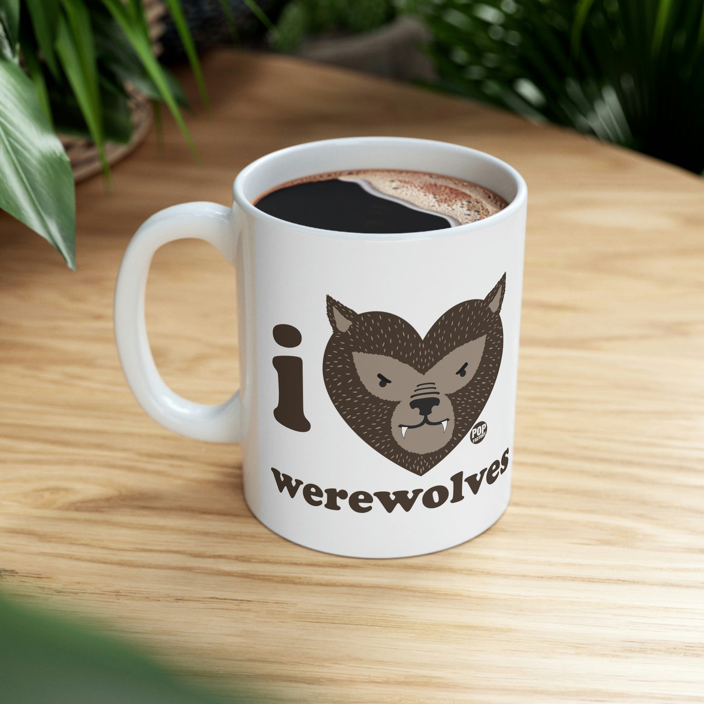I LOVE WEREWOLVES COFFEE MUIG