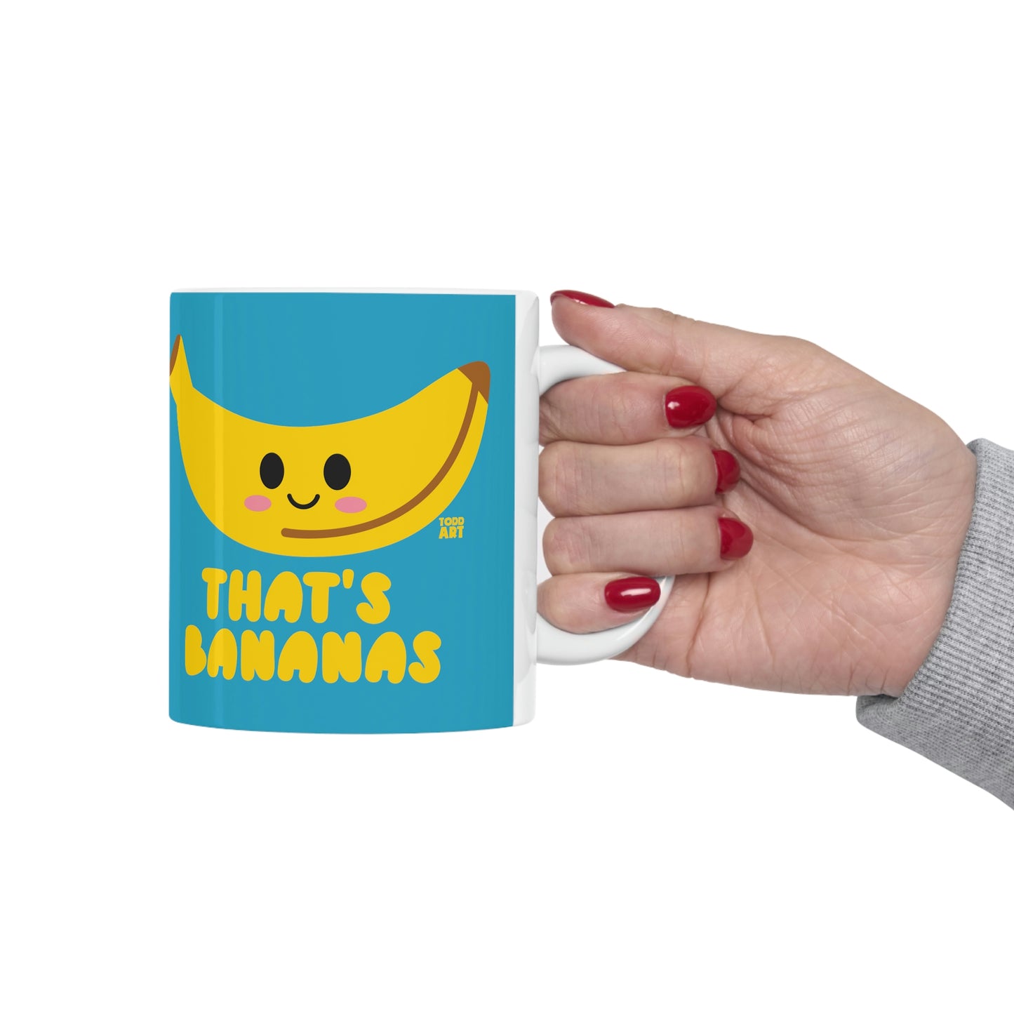 That’s Bananas Funny Fruit Mug – Cute Yellow Banana Coffee Cup – StupidMug® by Pop Factory® – 11oz Ceramic