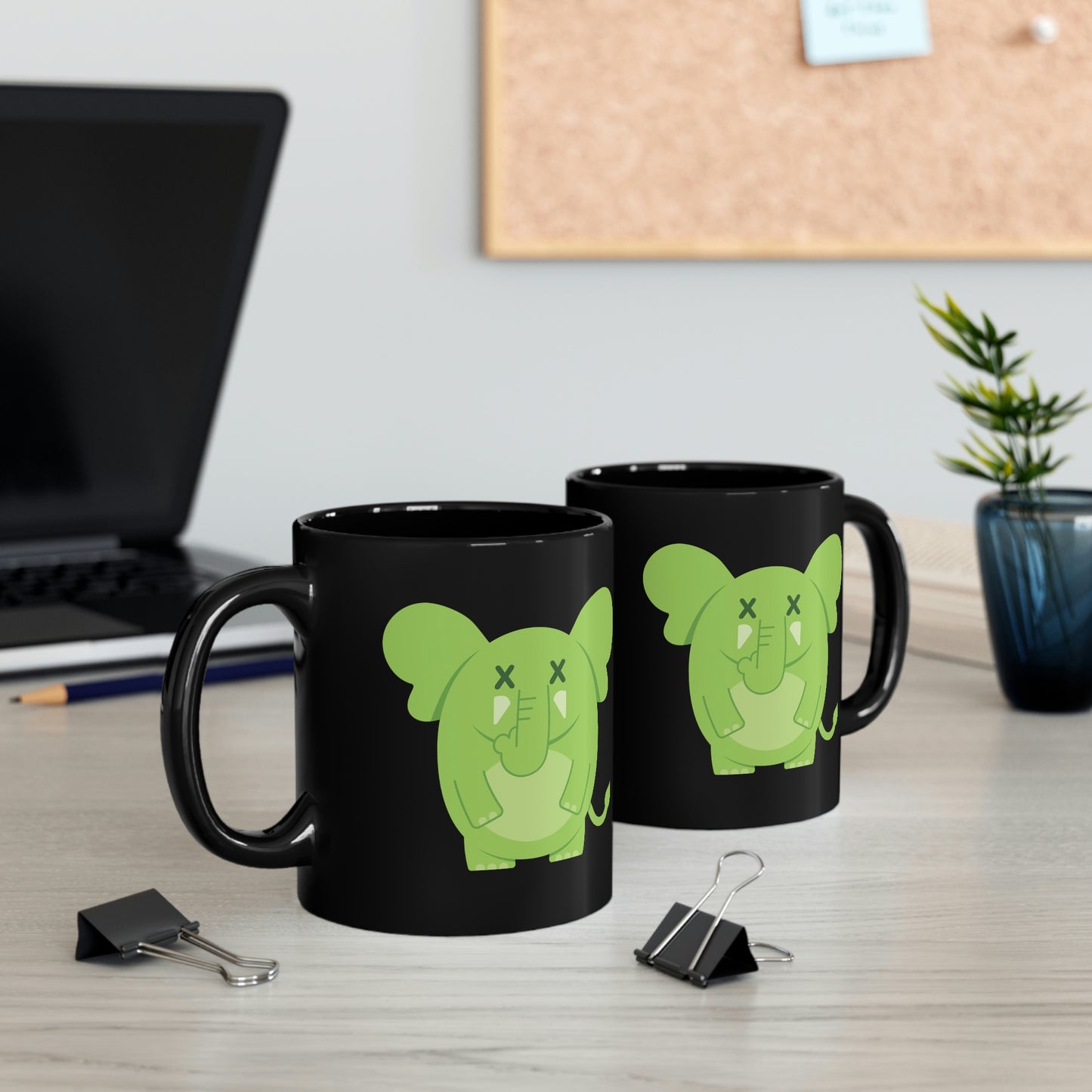 DEADIMALS ELEPHANT COFFEE MUG - Halloween Edition
