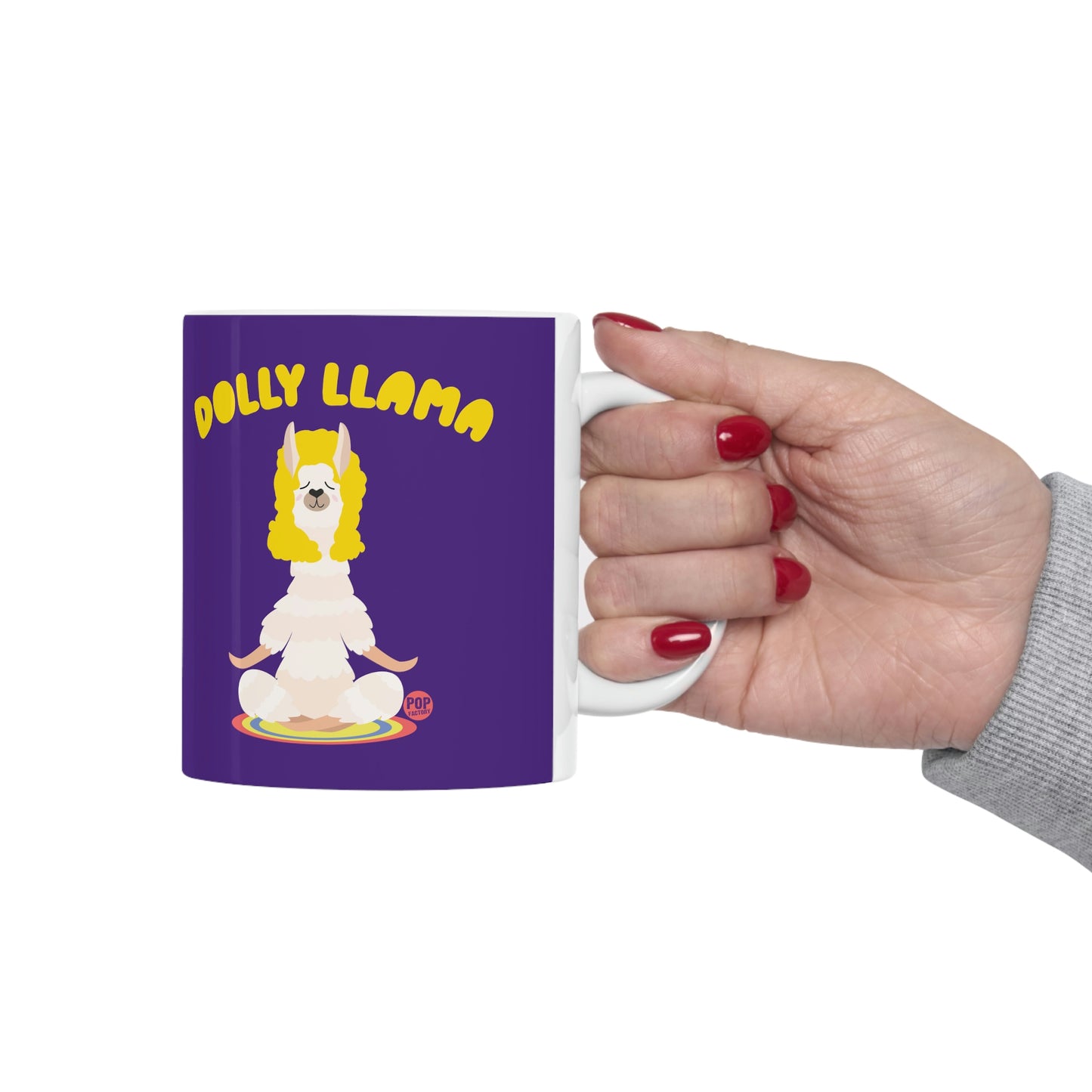 DOLLY LLAMA COFFEE MUG