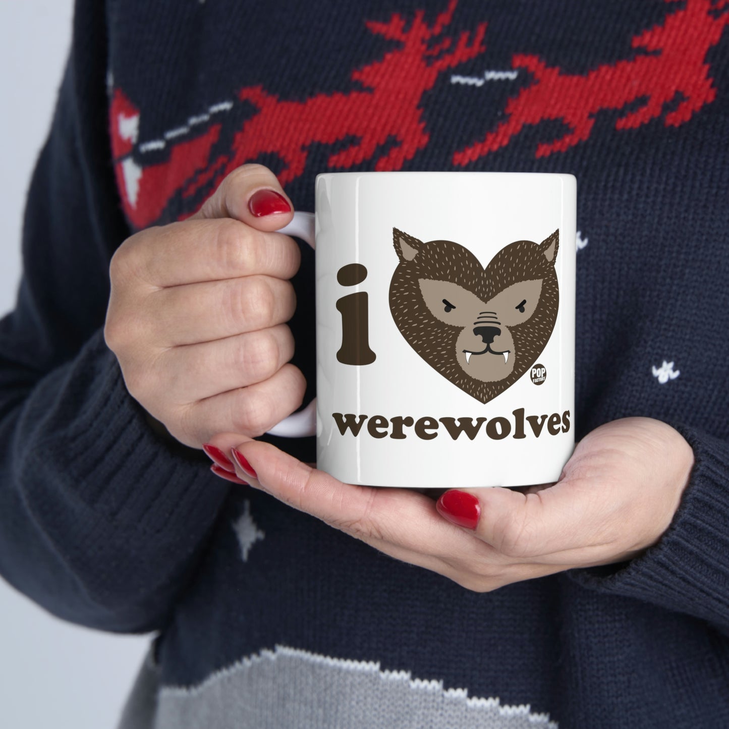 I LOVE WEREWOLVES COFFEE MUIG
