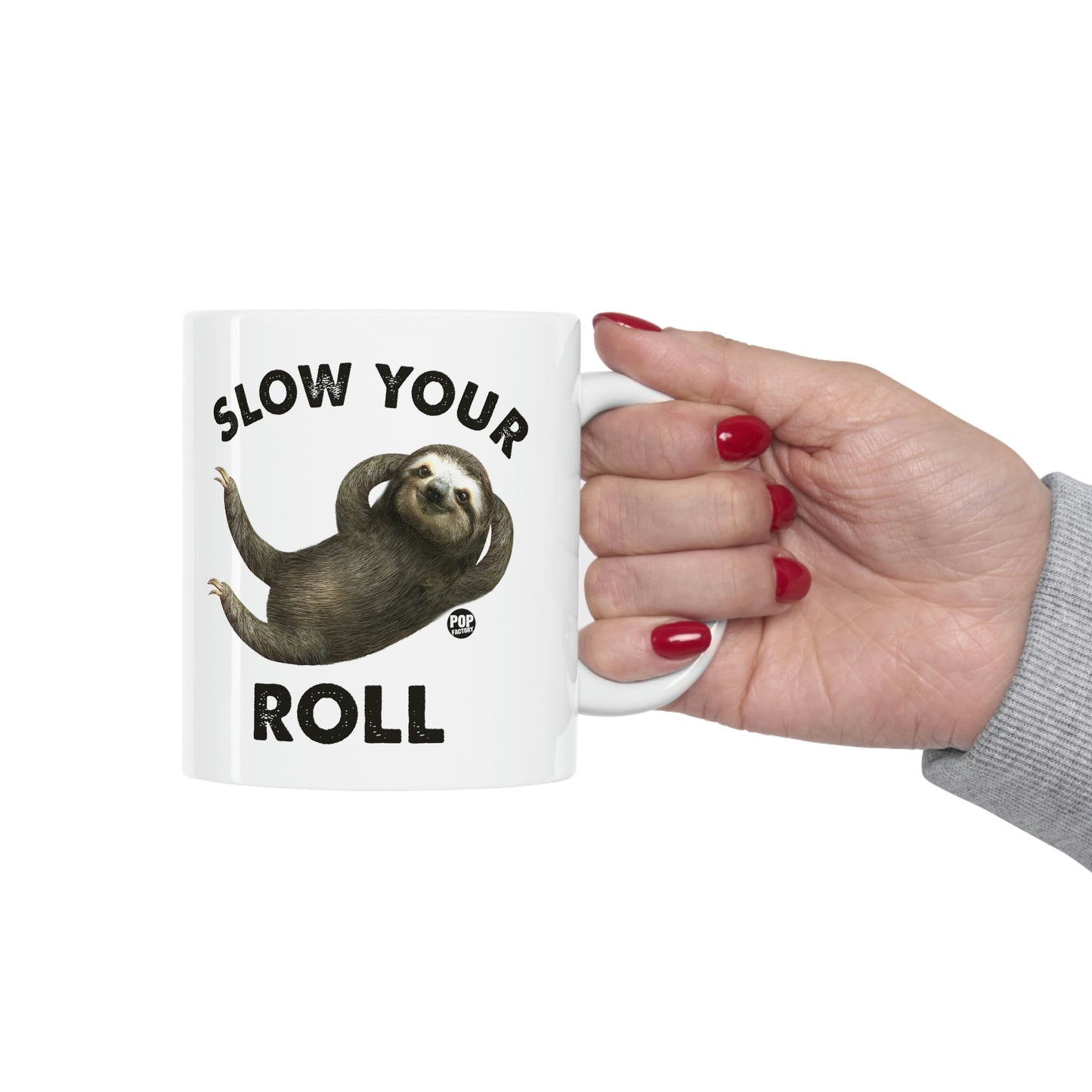 Slow Your Roll Sloth Mug