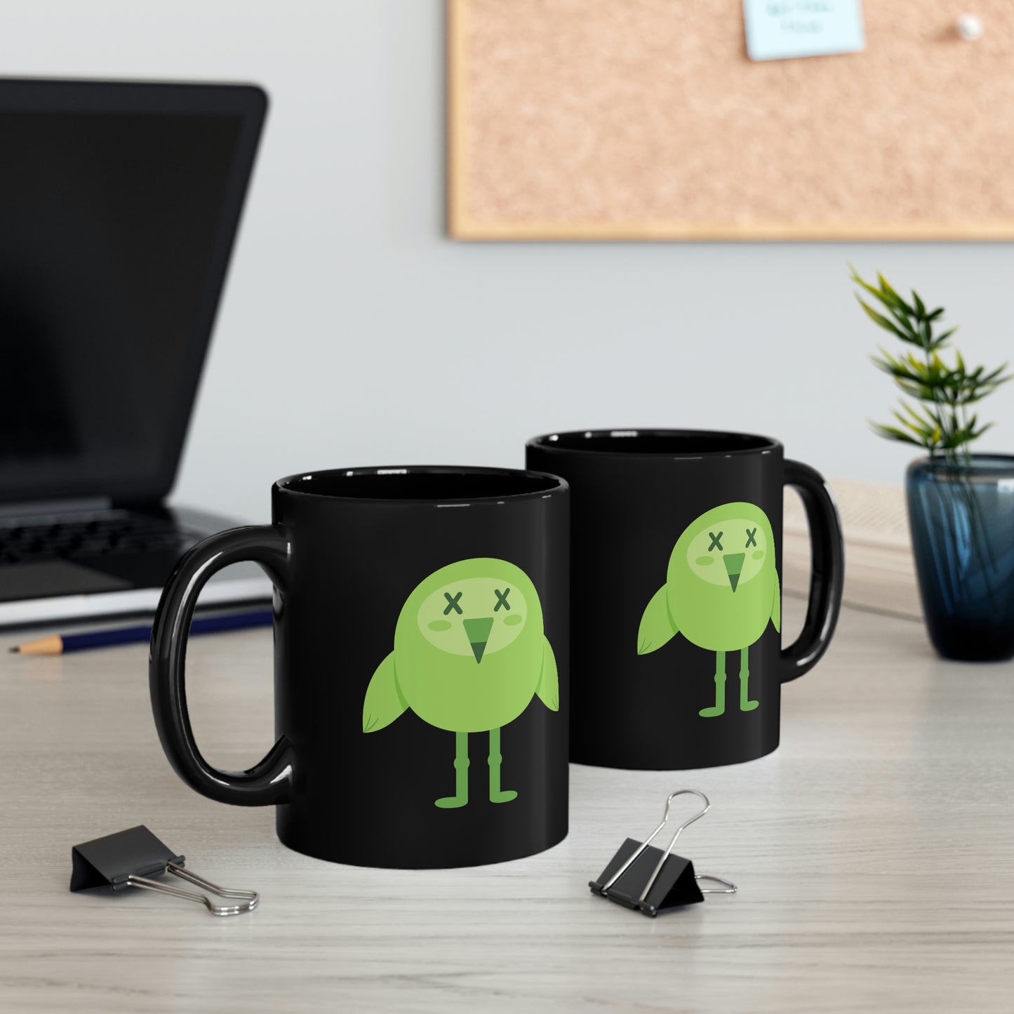 DEADIMALS FLAMINGO COFFEE MUG - Halloween Edition