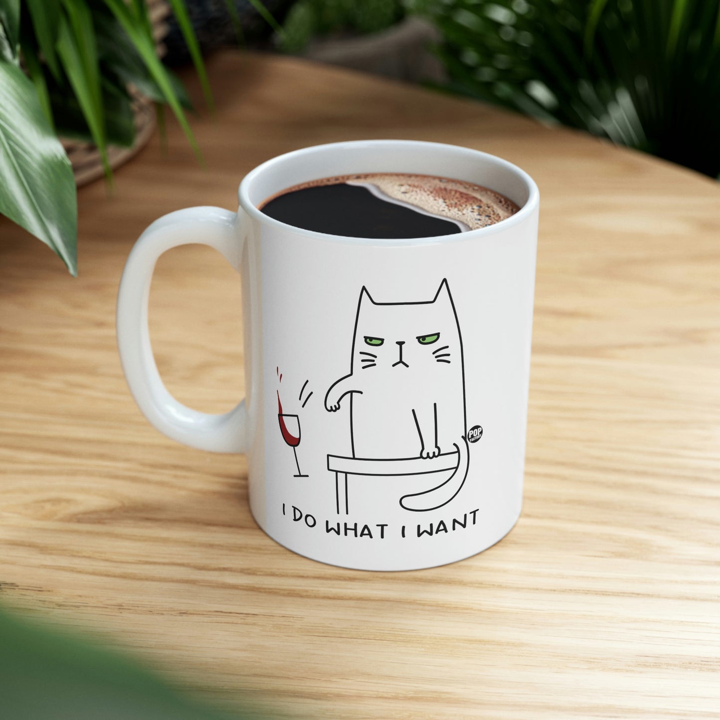 I DO WHAT I WANT CAT COFFEE MUG