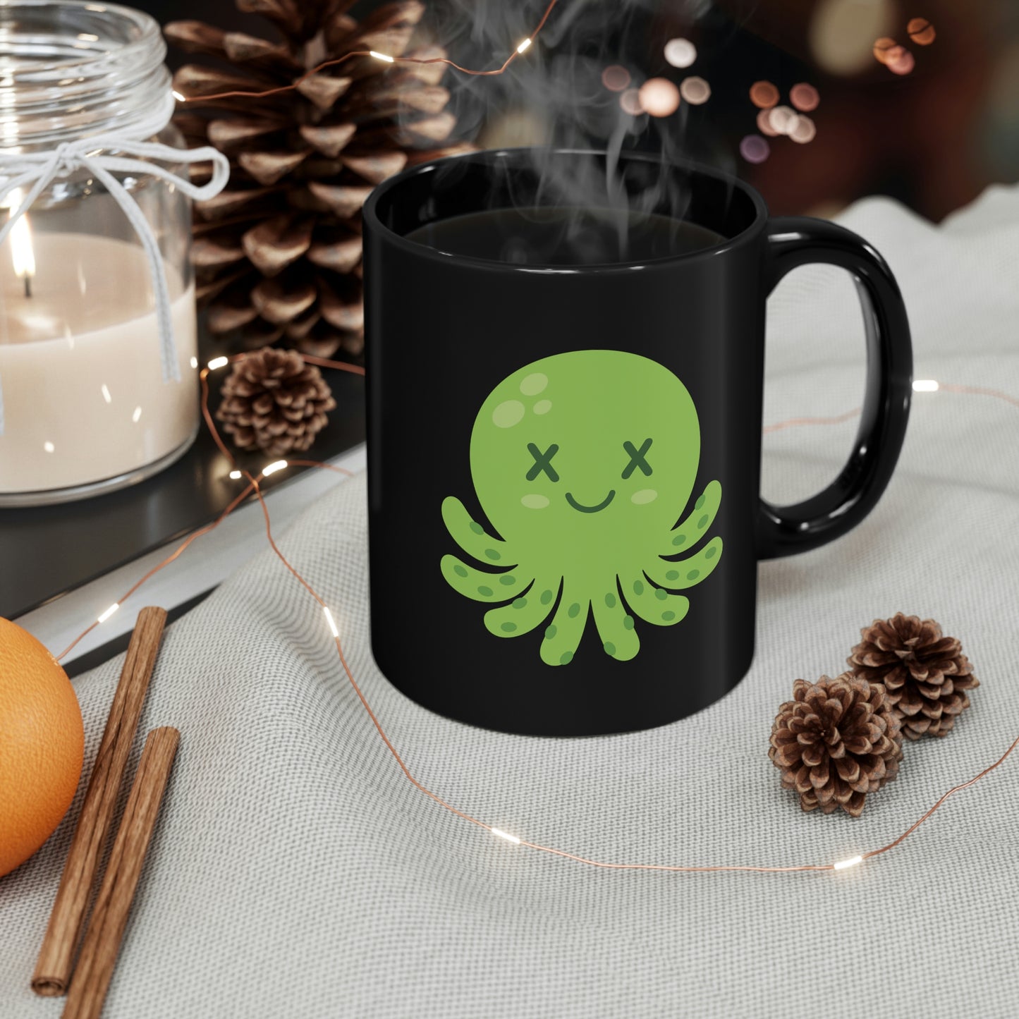 DEADIMALS OCTOPUS COFFFEE MUG - Halloween Edition