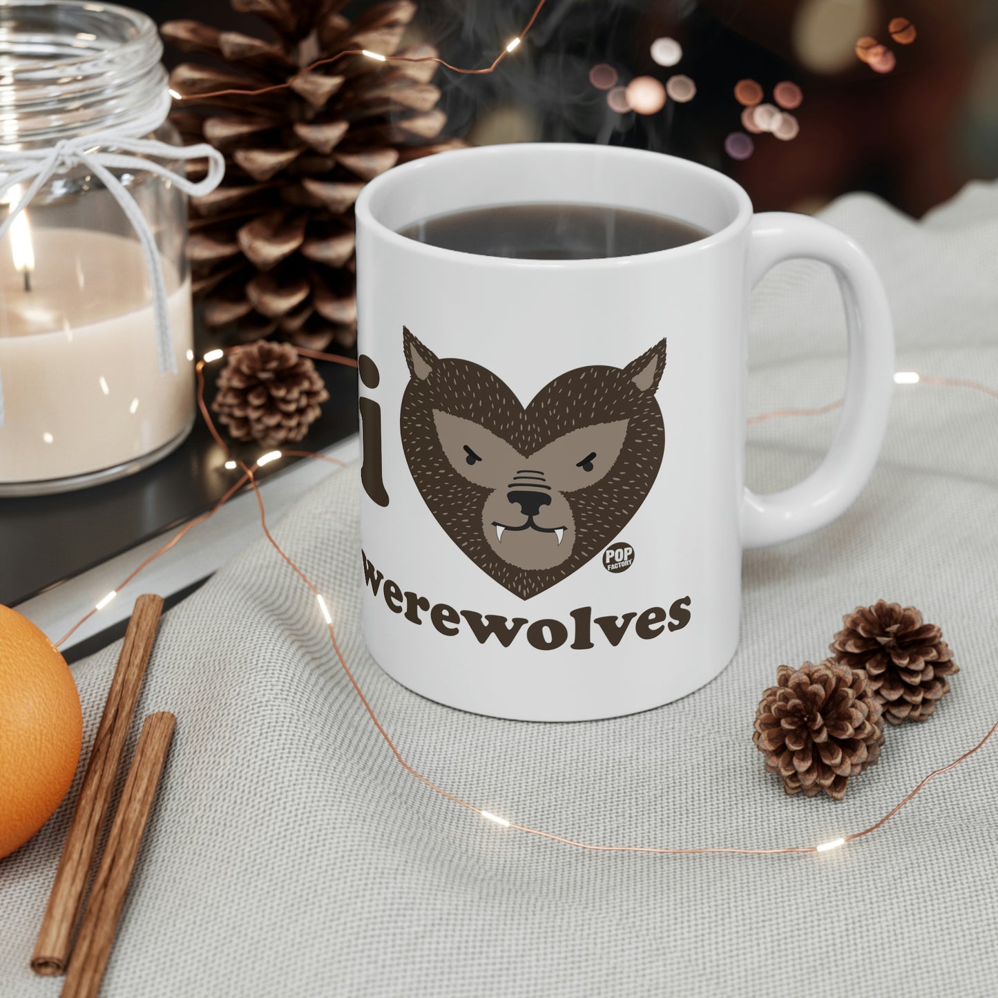 I LOVE WEREWOLVES COFFEE MUIG