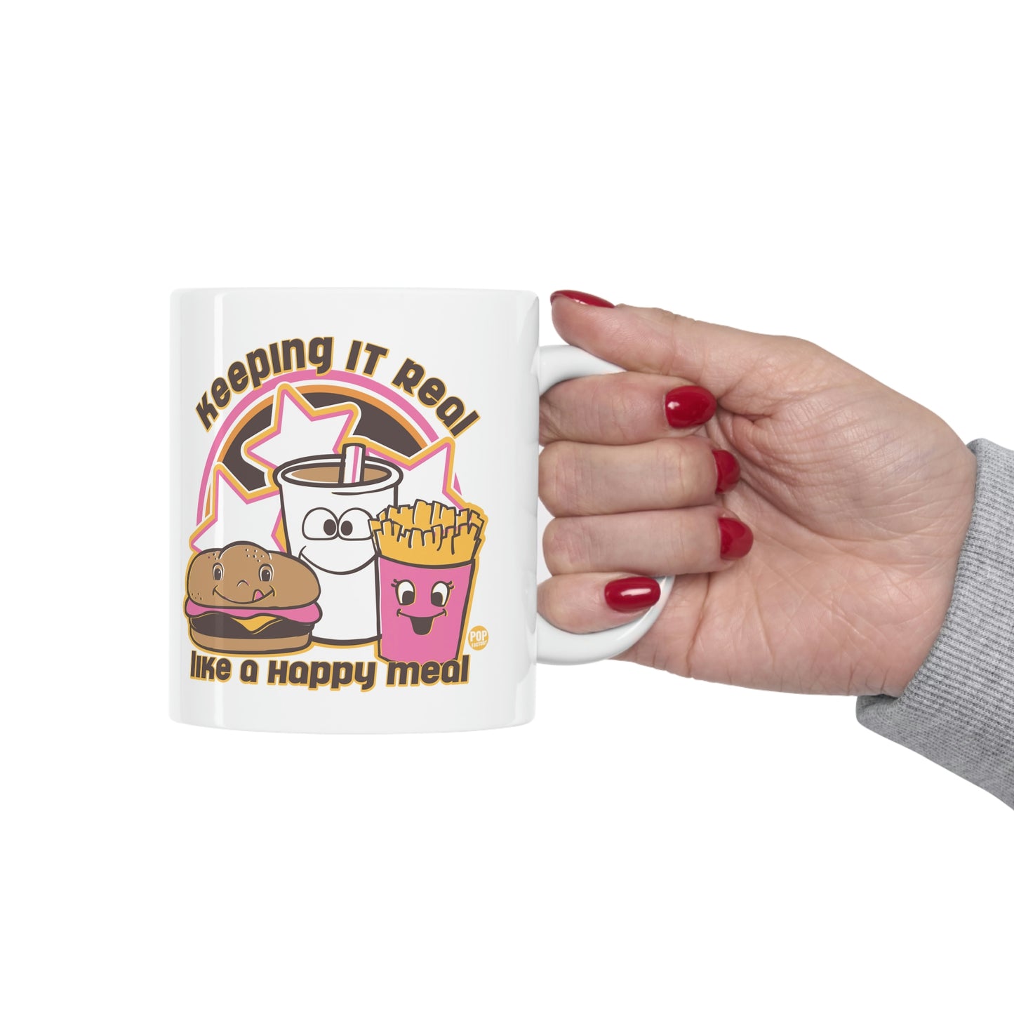 Keep It Real, Like a Happy Meal Coffee Mug