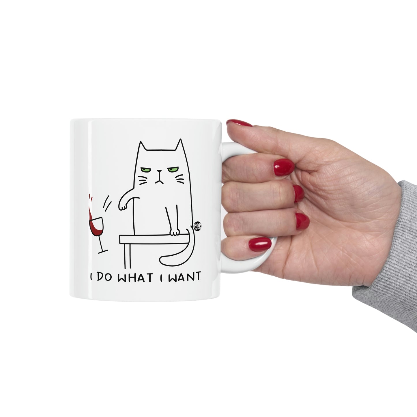 I DO WHAT I WANT CAT COFFEE MUG
