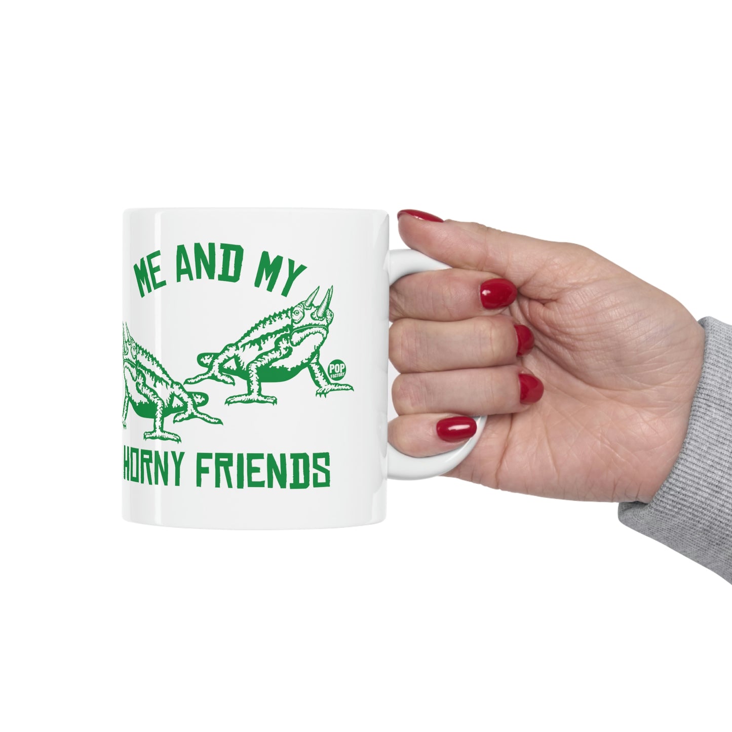 HORNY FRIENDS HORNED TOAD COFFEE MUG