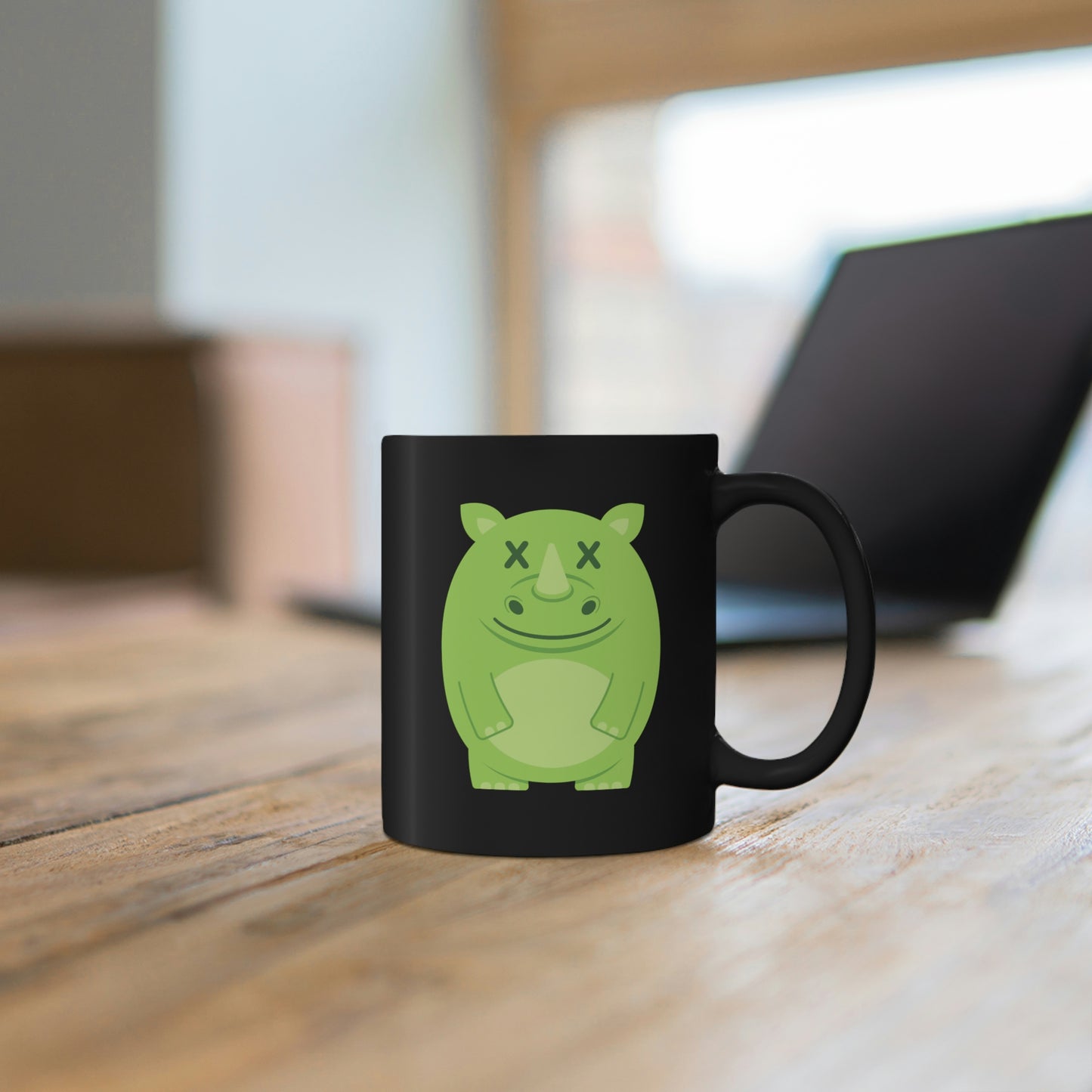 DEADIMALS RHINO COFFEE MUG