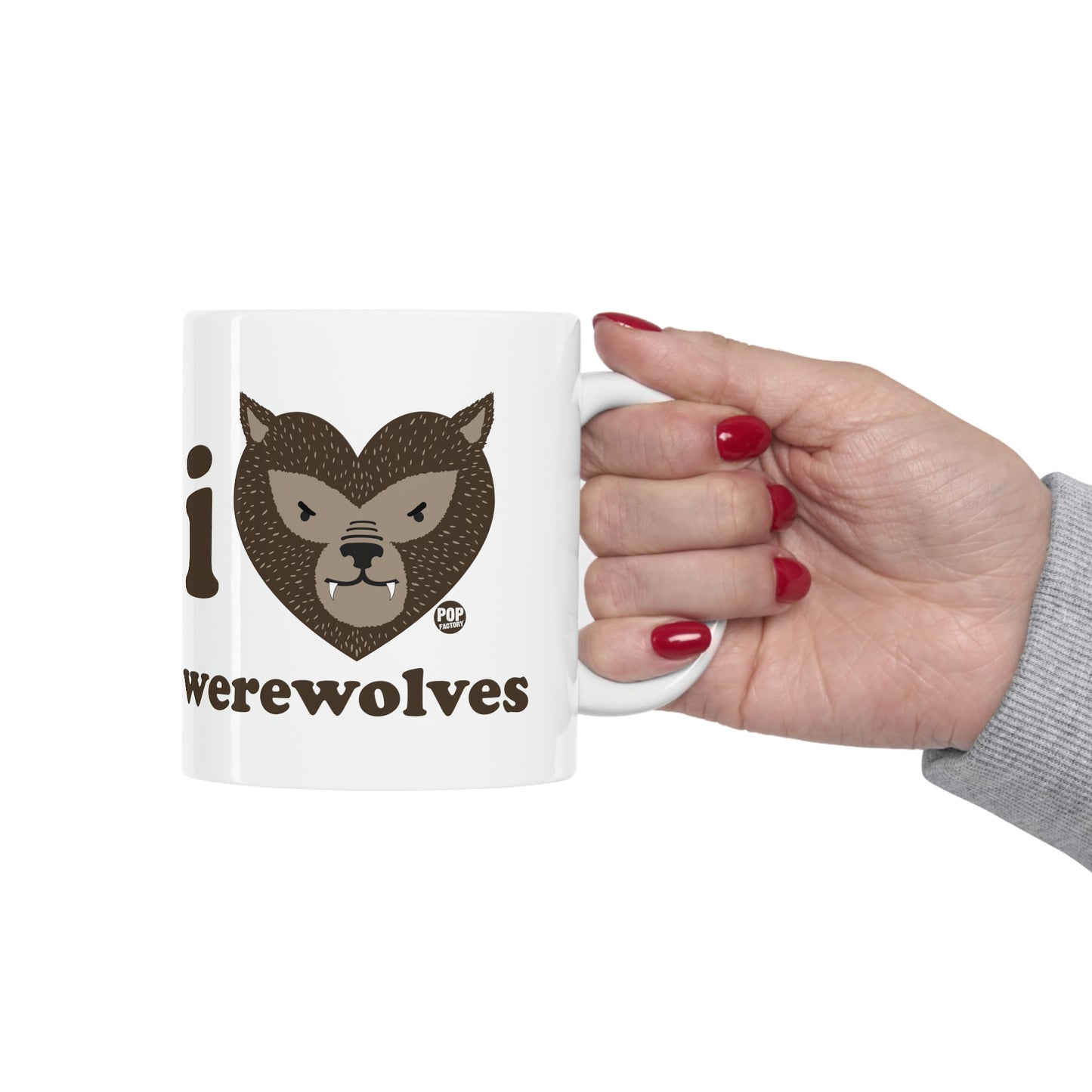 I LOVE WEREWOLVES COFFEE MUIG