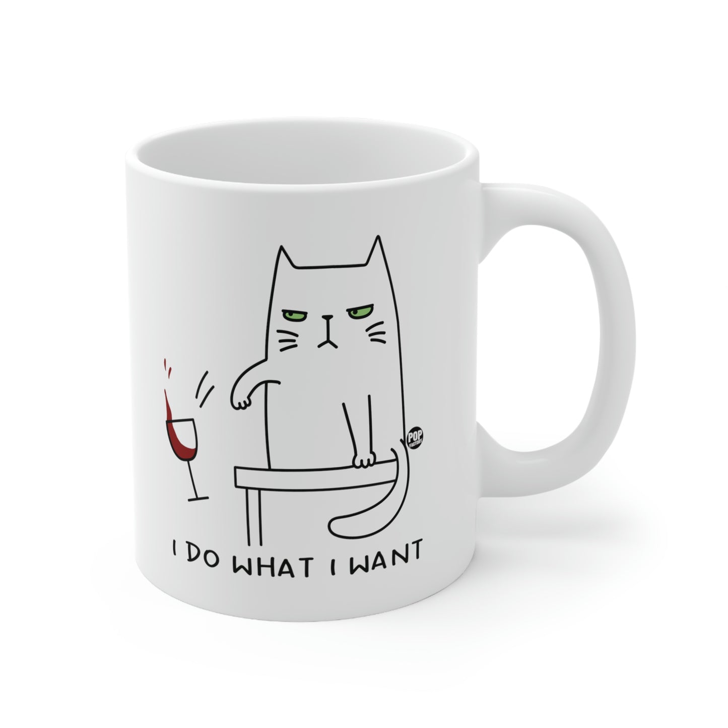 I DO WHAT I WANT CAT COFFEE MUG