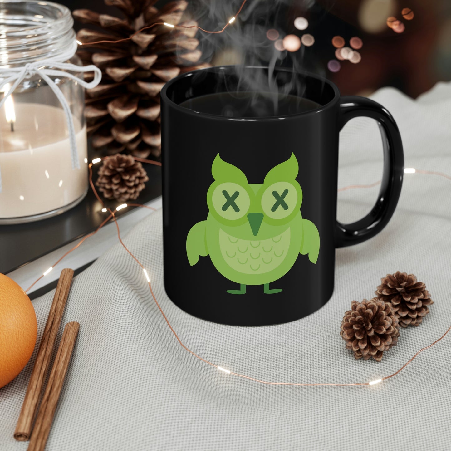 DEADIMALS OWL COFFEE MUG - Halloween Collection