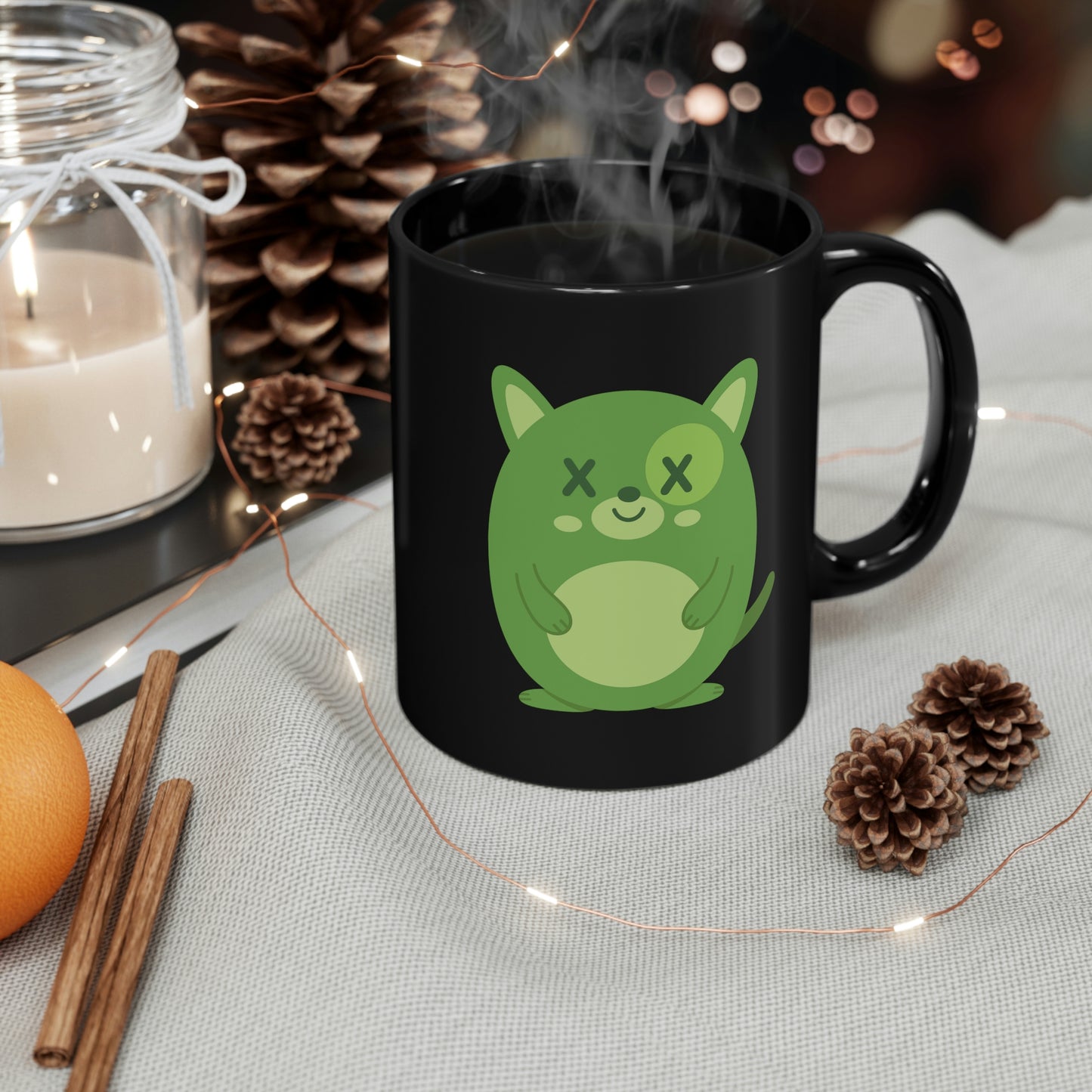 DEADIMALS DOG COFFEE MUG - Halloween Edition