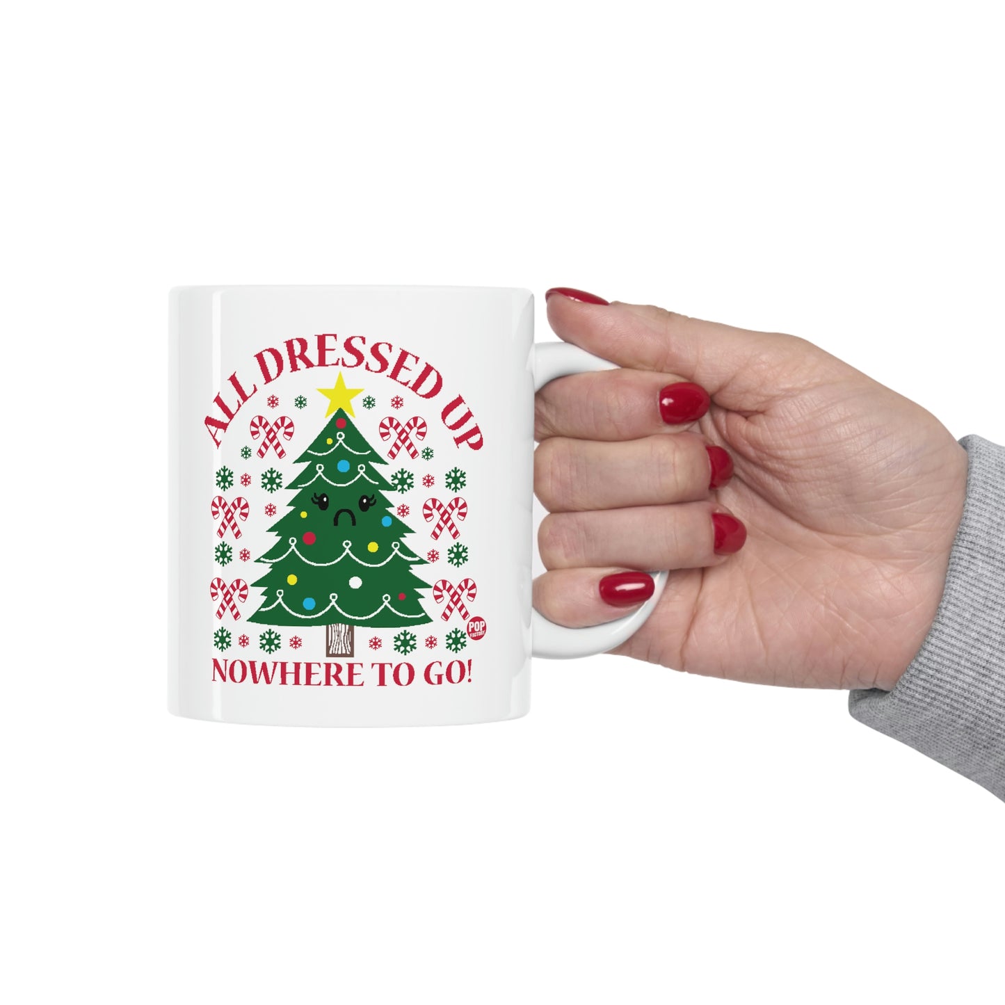ALL DRESSED UP X-MAS TREE - 11 Oz COFFEE MUG