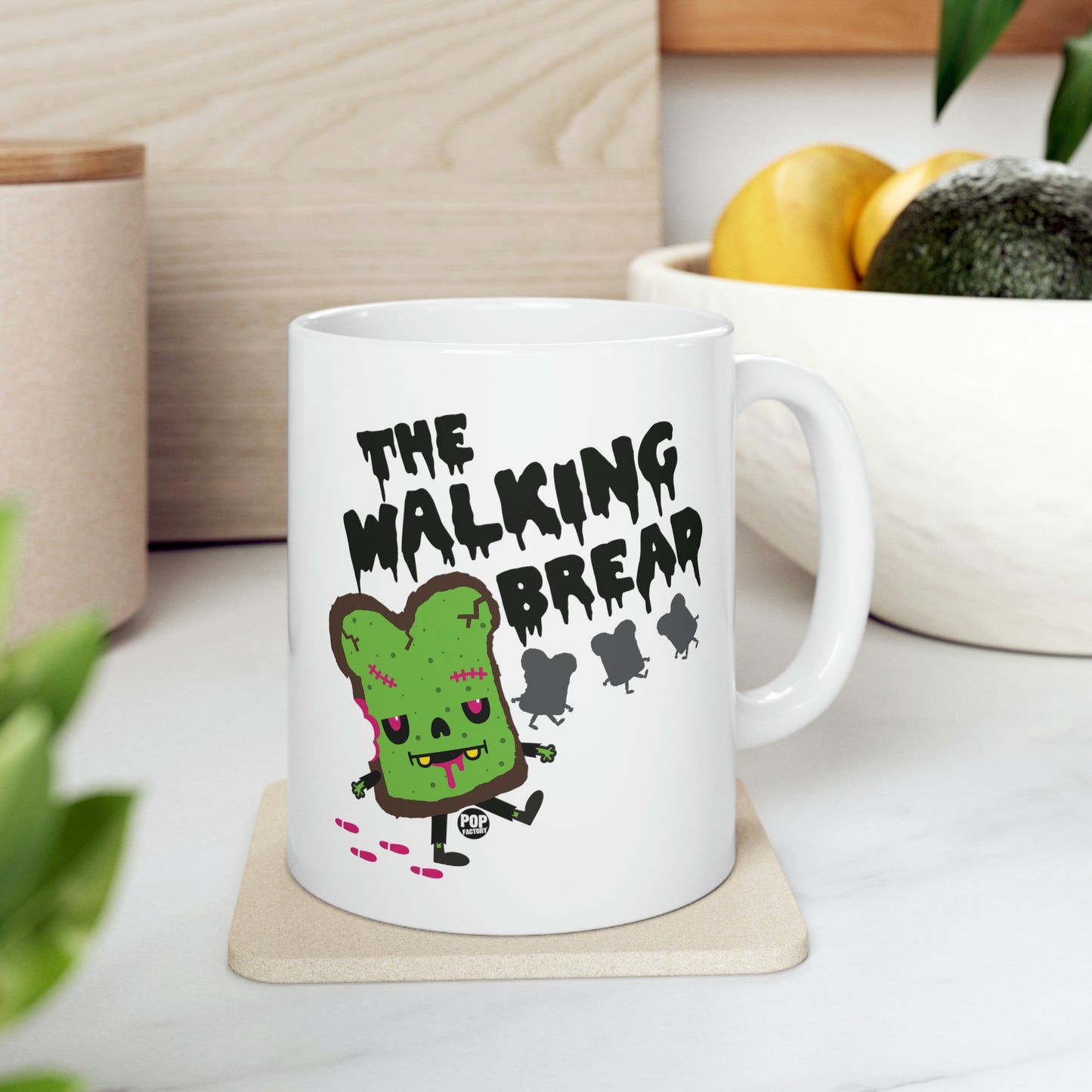 The Walking Bread Mug