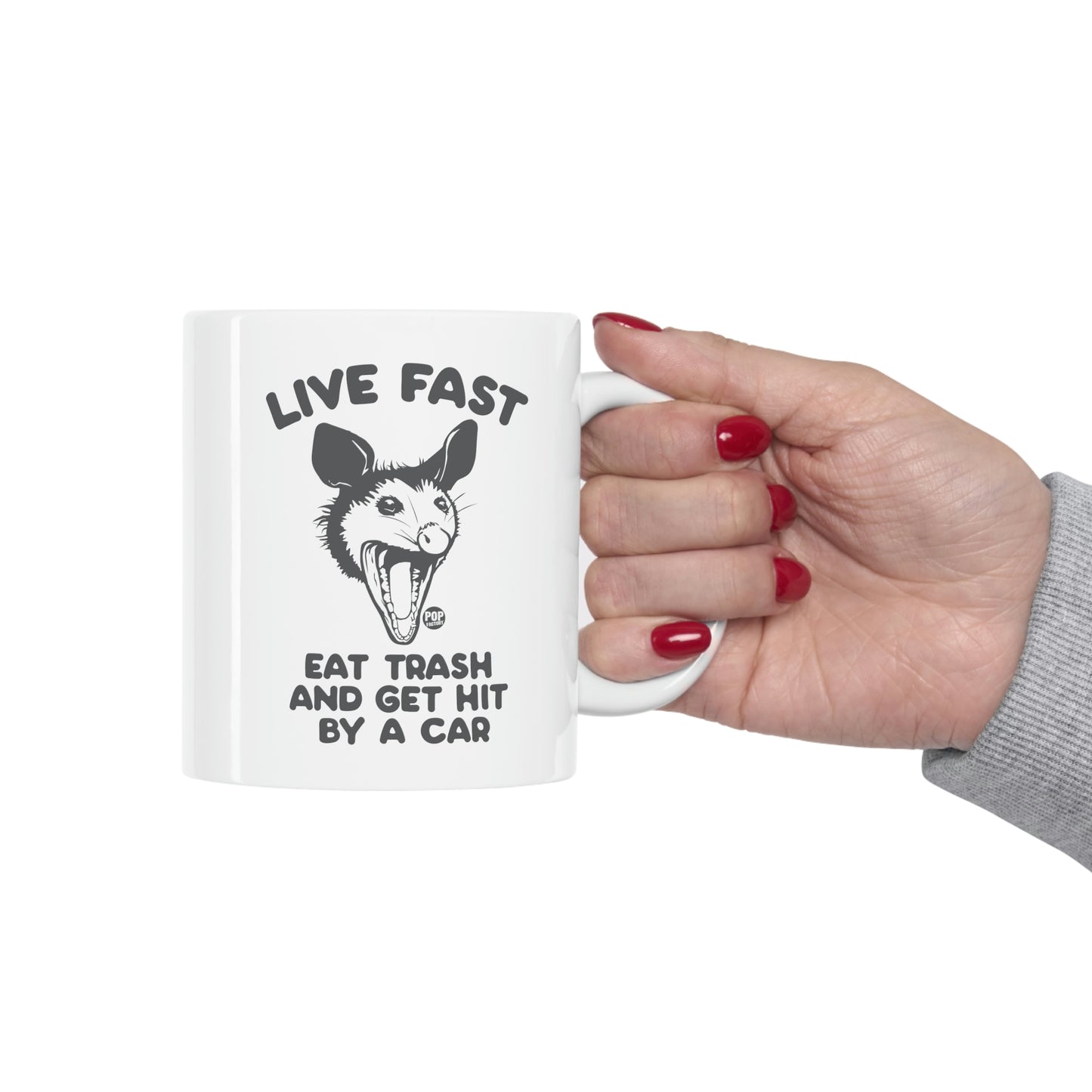 Live Fast Possum Coffee Mug