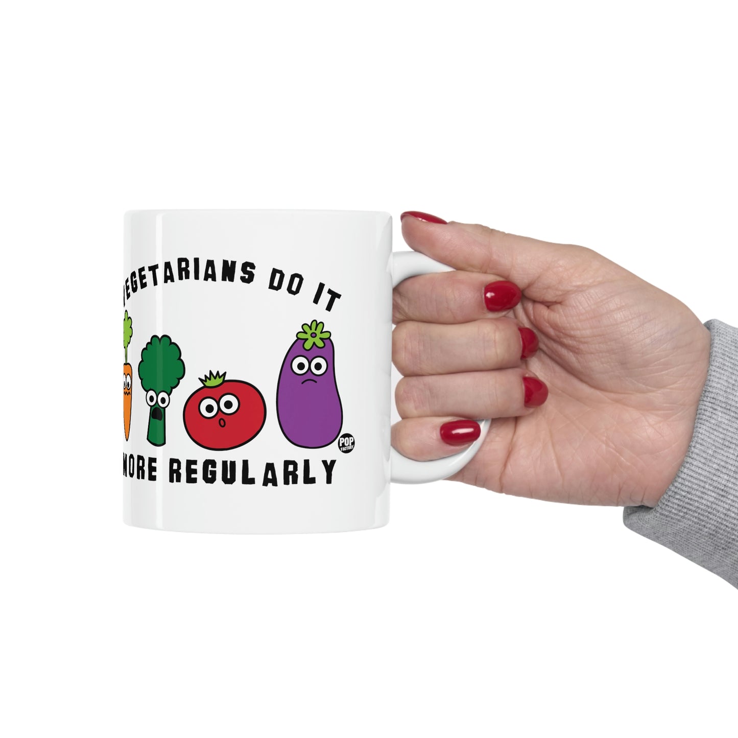 Vegetarians Do More Regular Mug