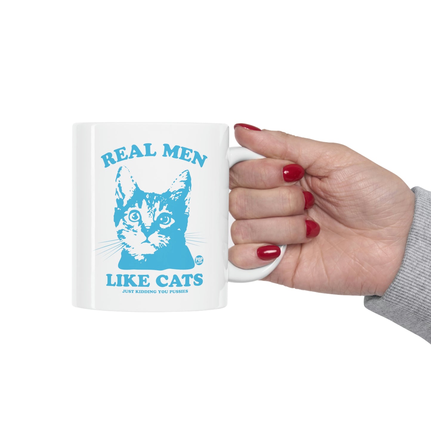 Real Men Like Cats Mug