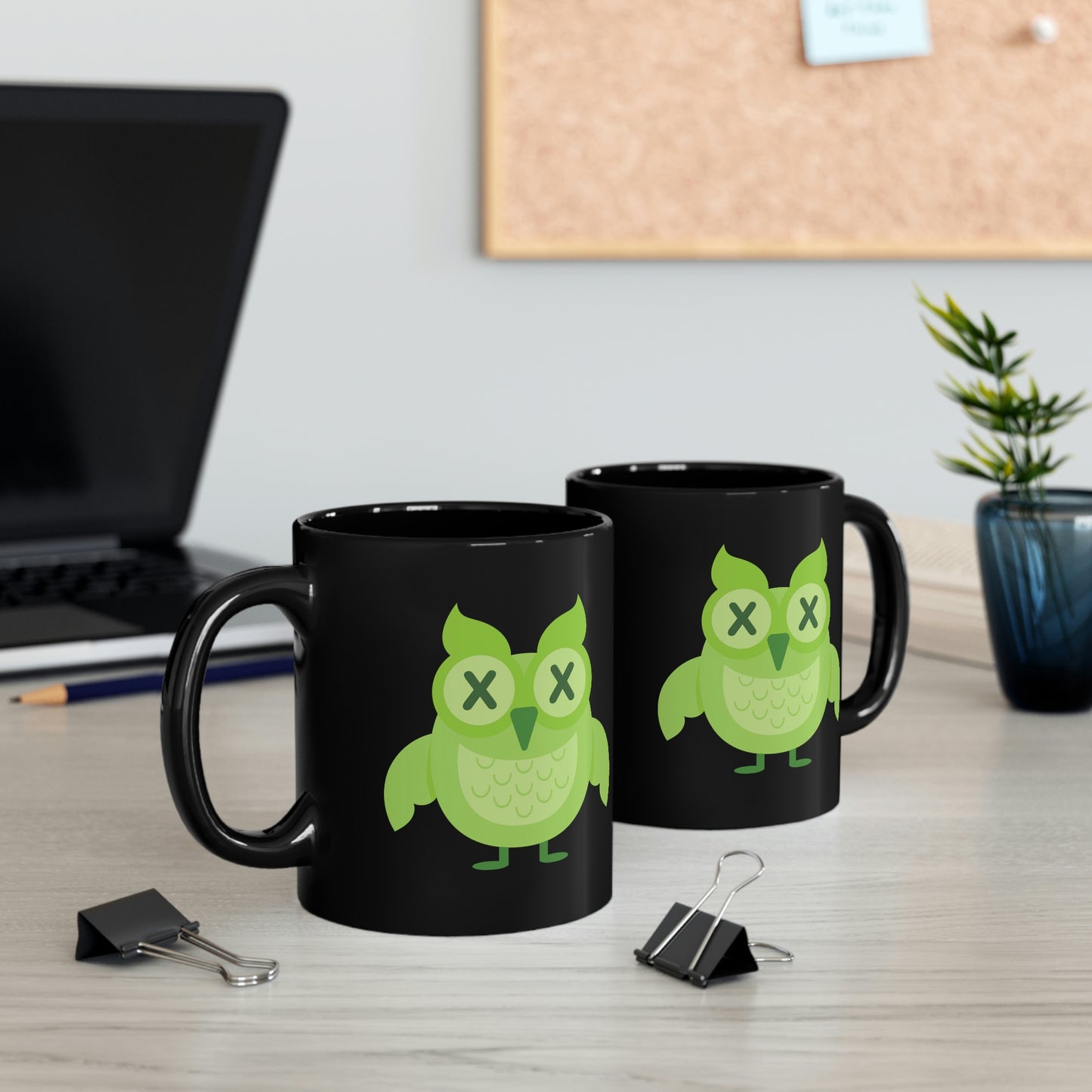 DEADIMALS OWL COFFEE MUG - Halloween Collection