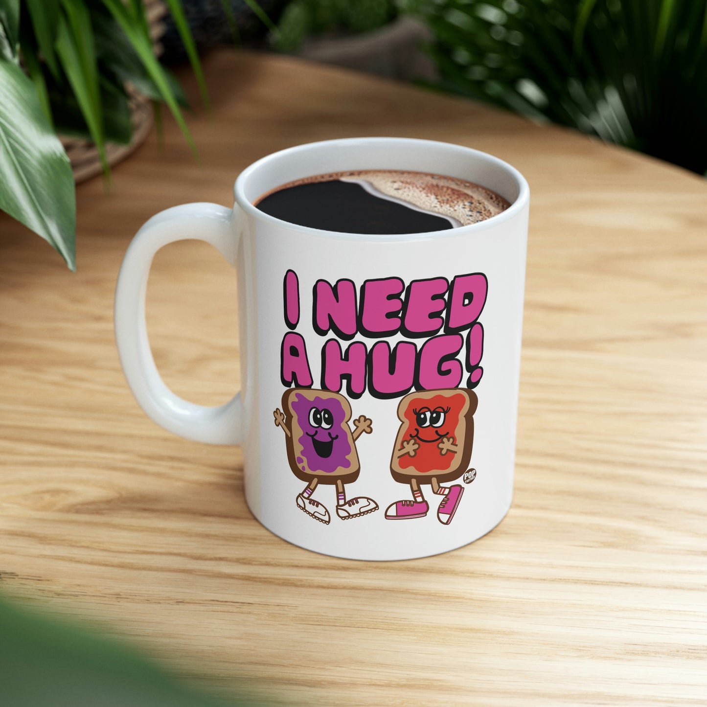 I NEED A HUG! PBJ COFFEE MUG