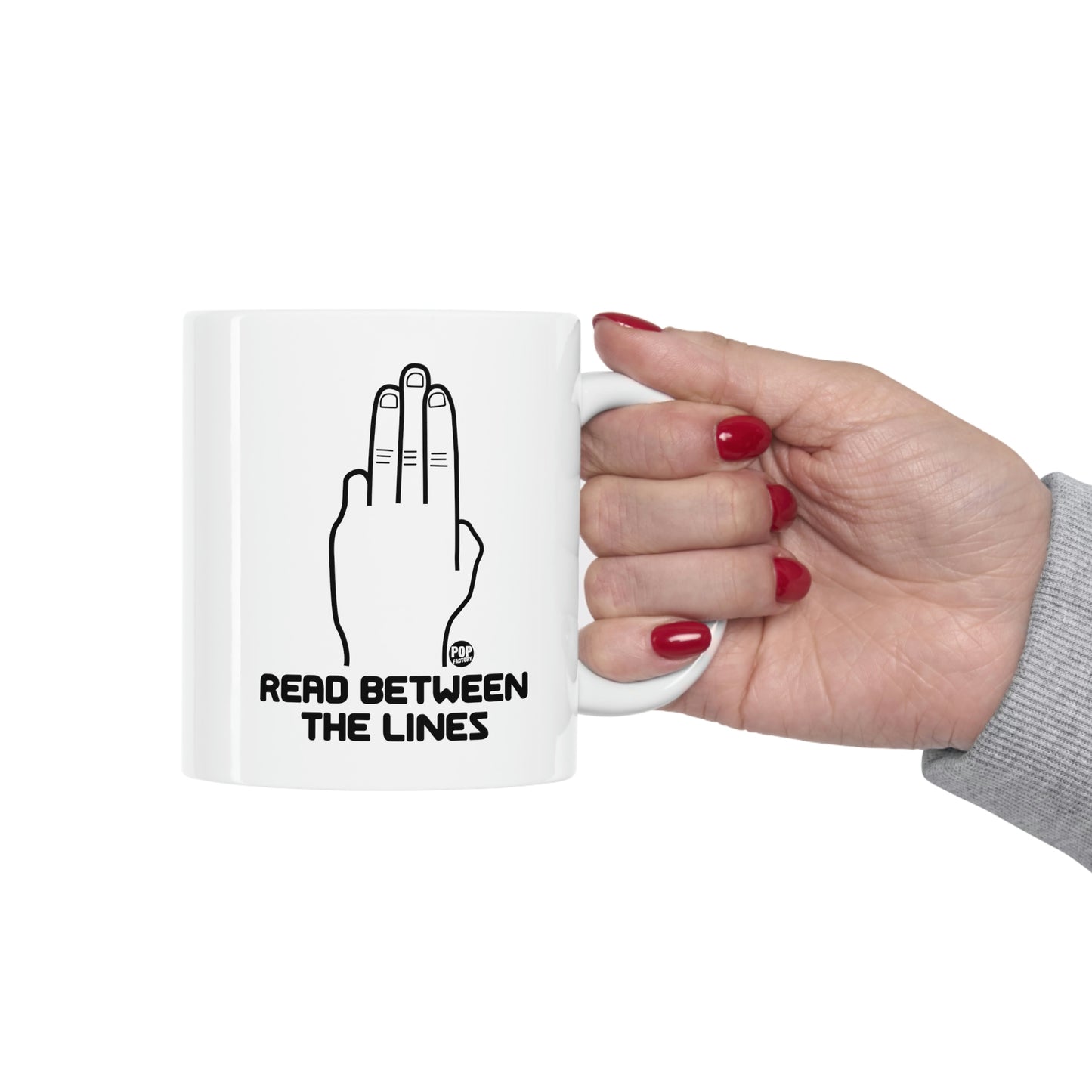 Read Between The Lines Mug