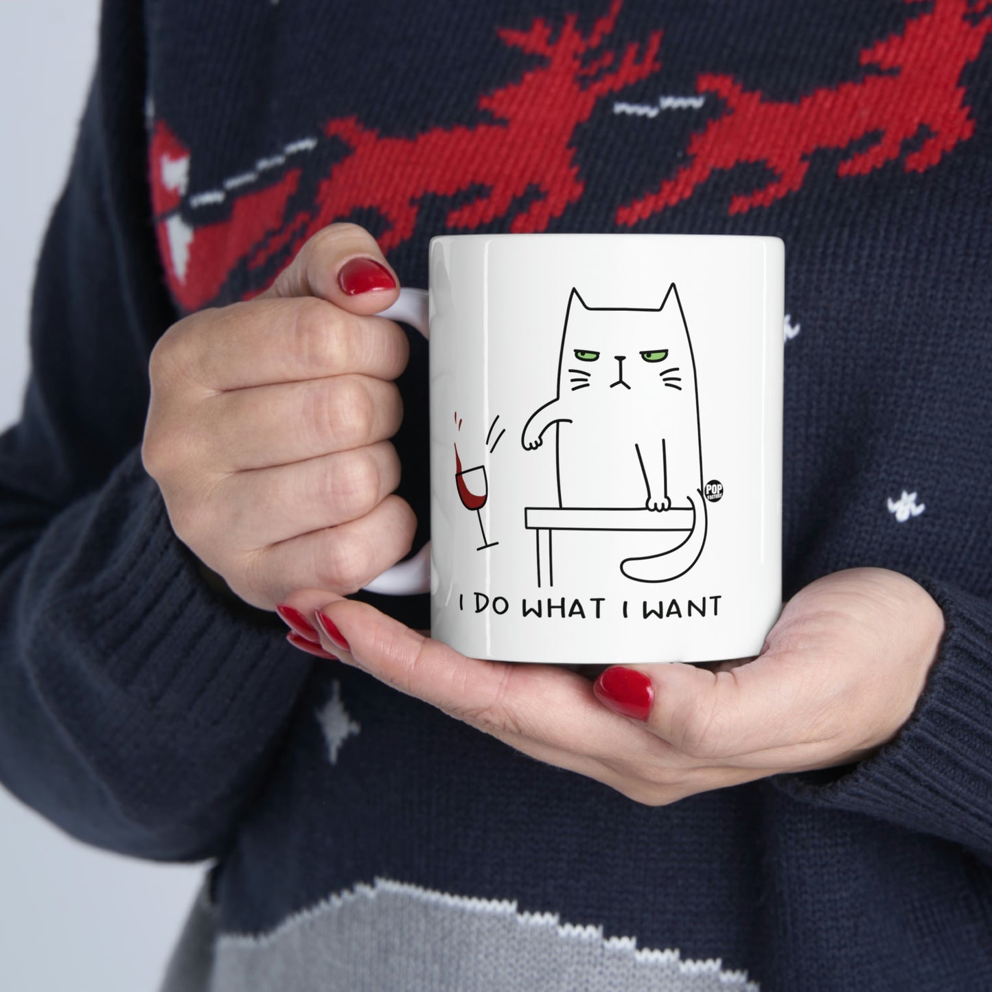 I DO WHAT I WANT CAT COFFEE MUG