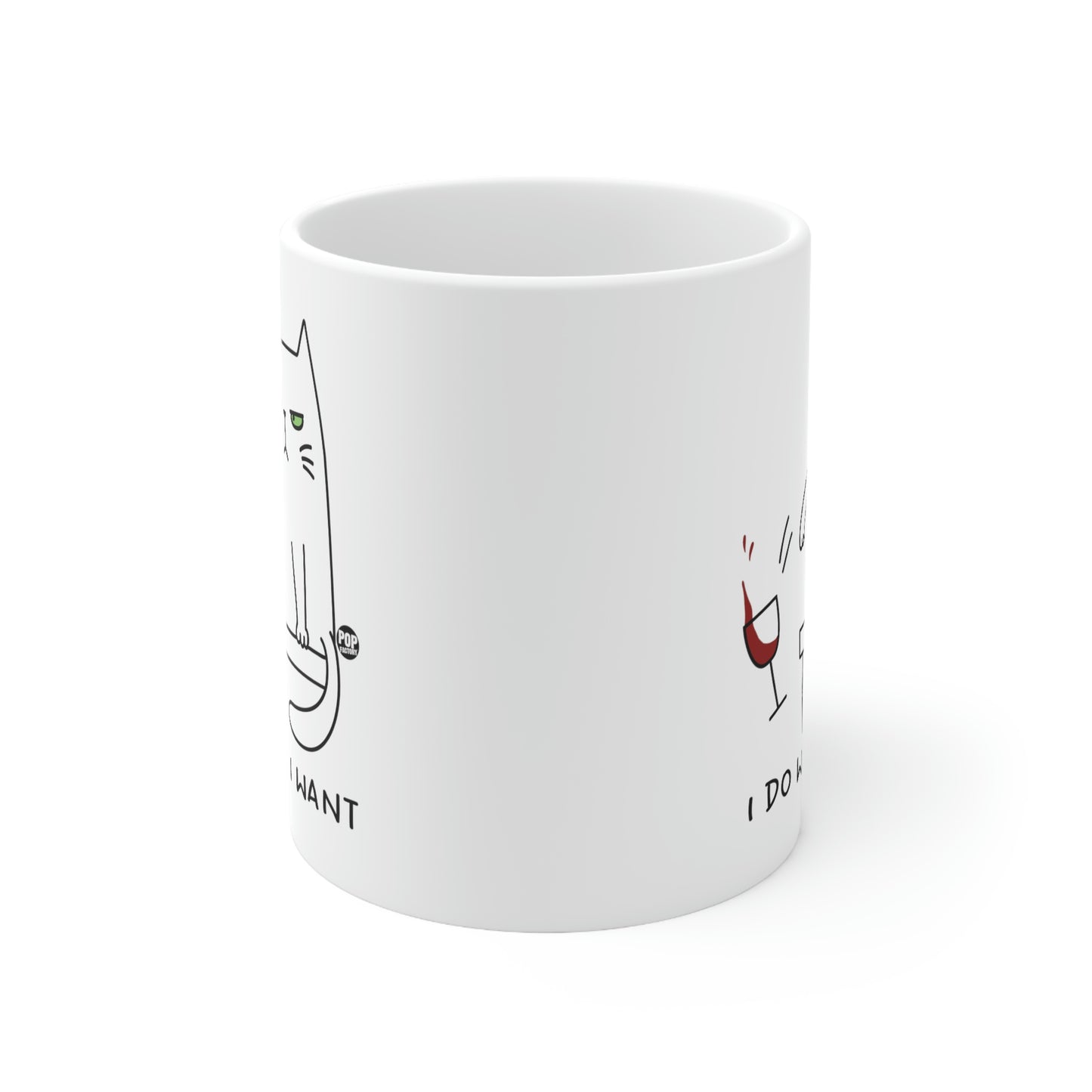 I DO WHAT I WANT CAT COFFEE MUG
