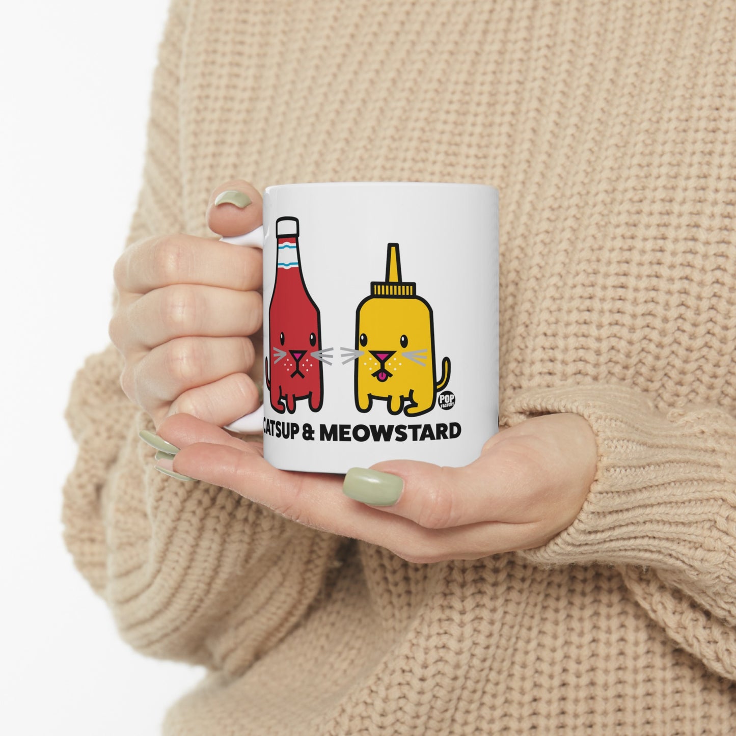 Catsup And Meowstard Mug