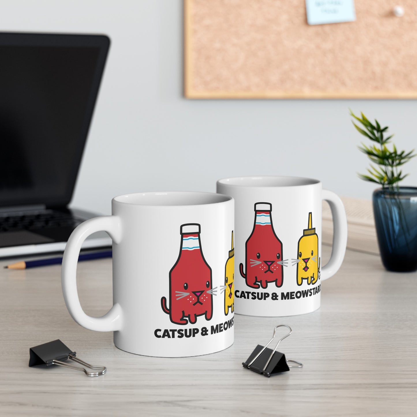 Catsup And Meowstard Mug