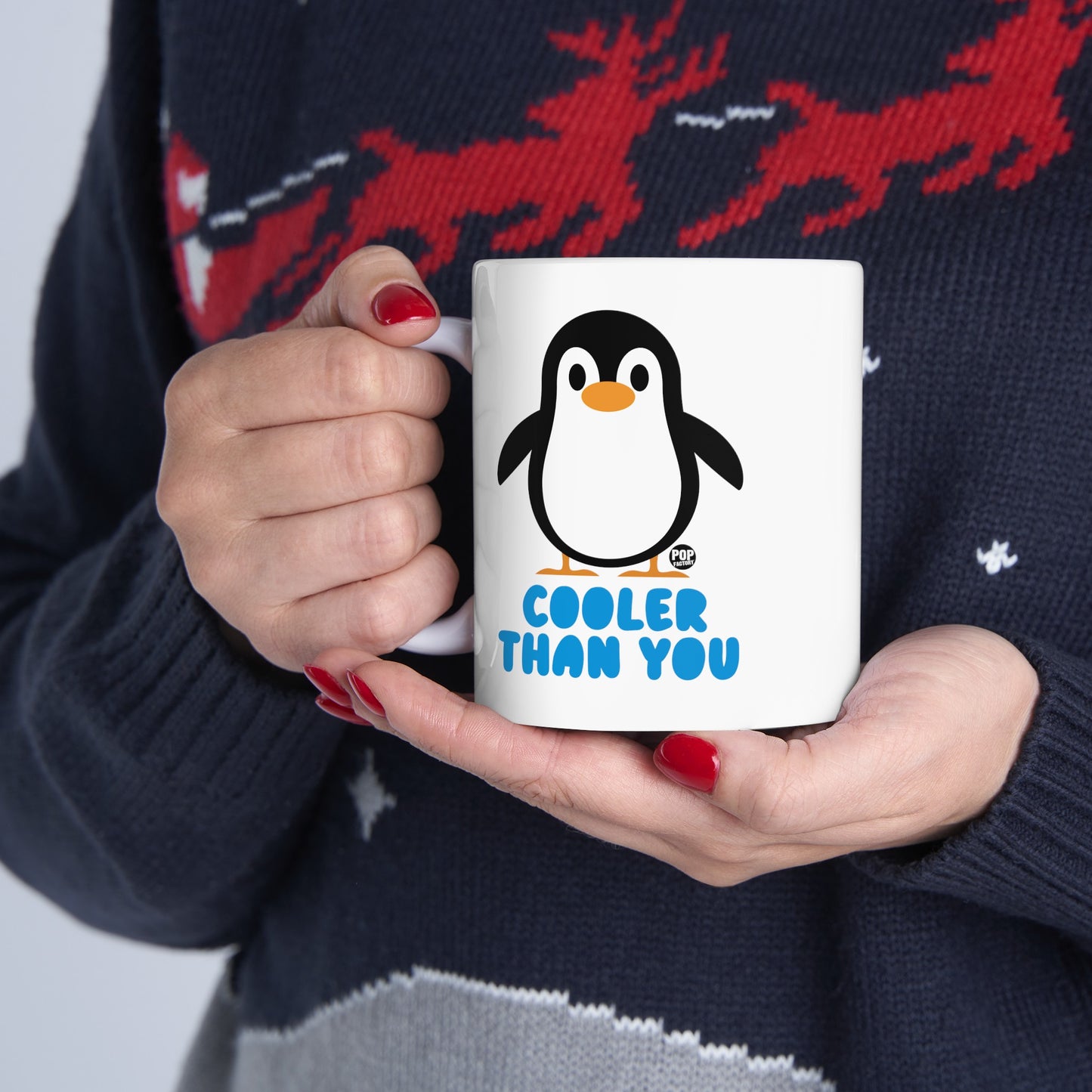 Cooler Than You Penguin Mug