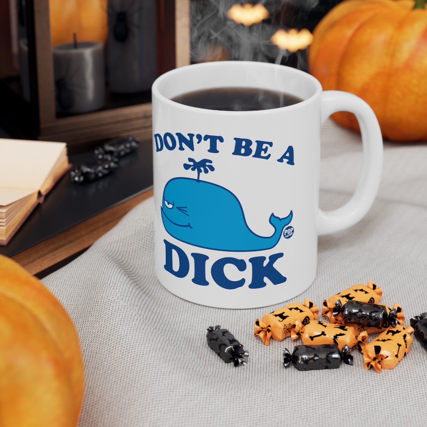 Don't Be A Dick Whale Mug