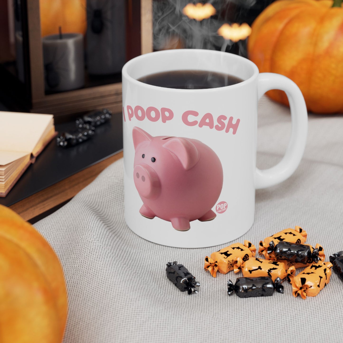 I Poop Cash Piggy Bank Photo Mug