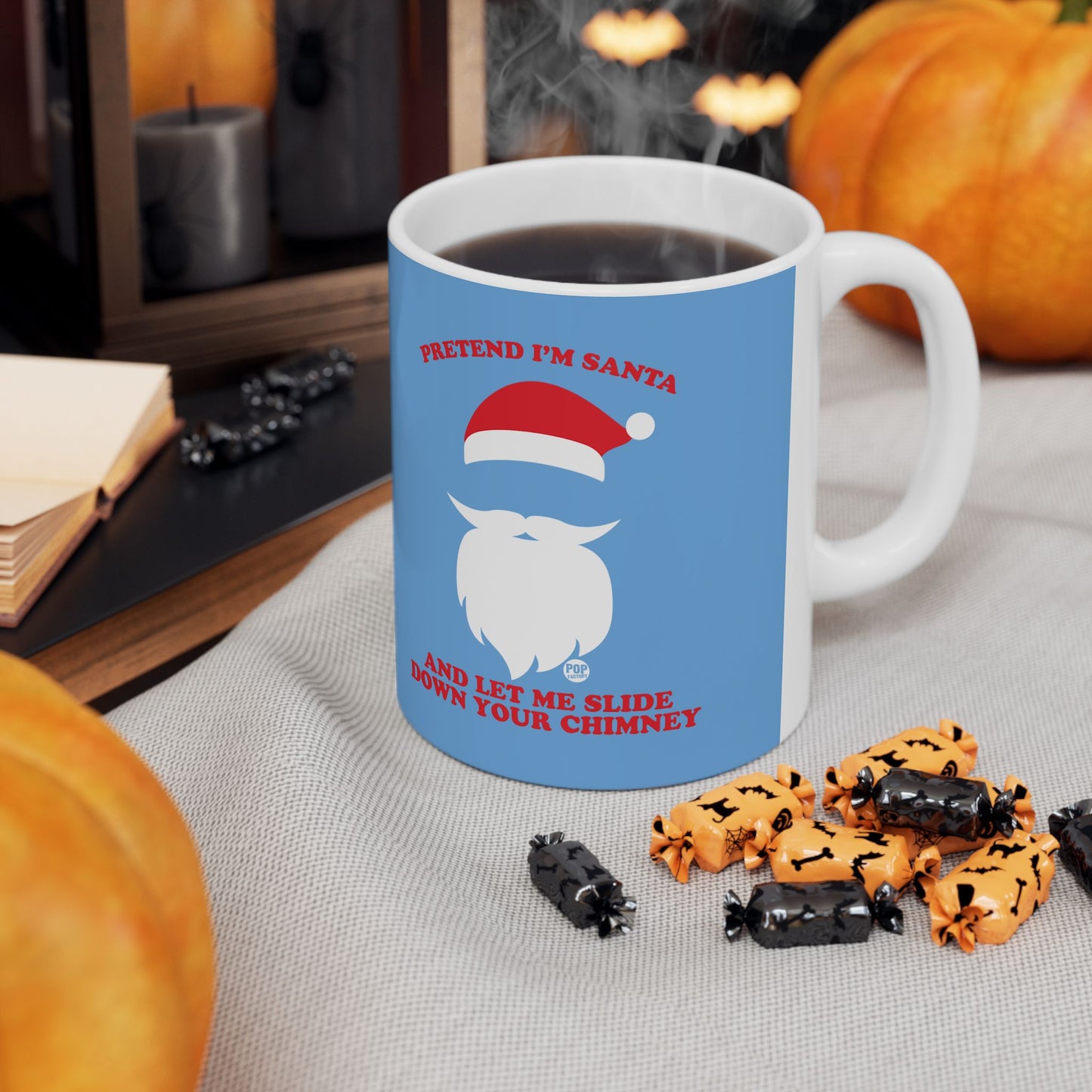 Pretend I'm Santa Slide Chimney Mug