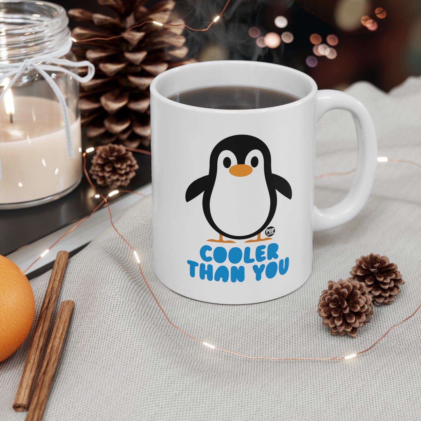 Cooler Than You Penguin Mug