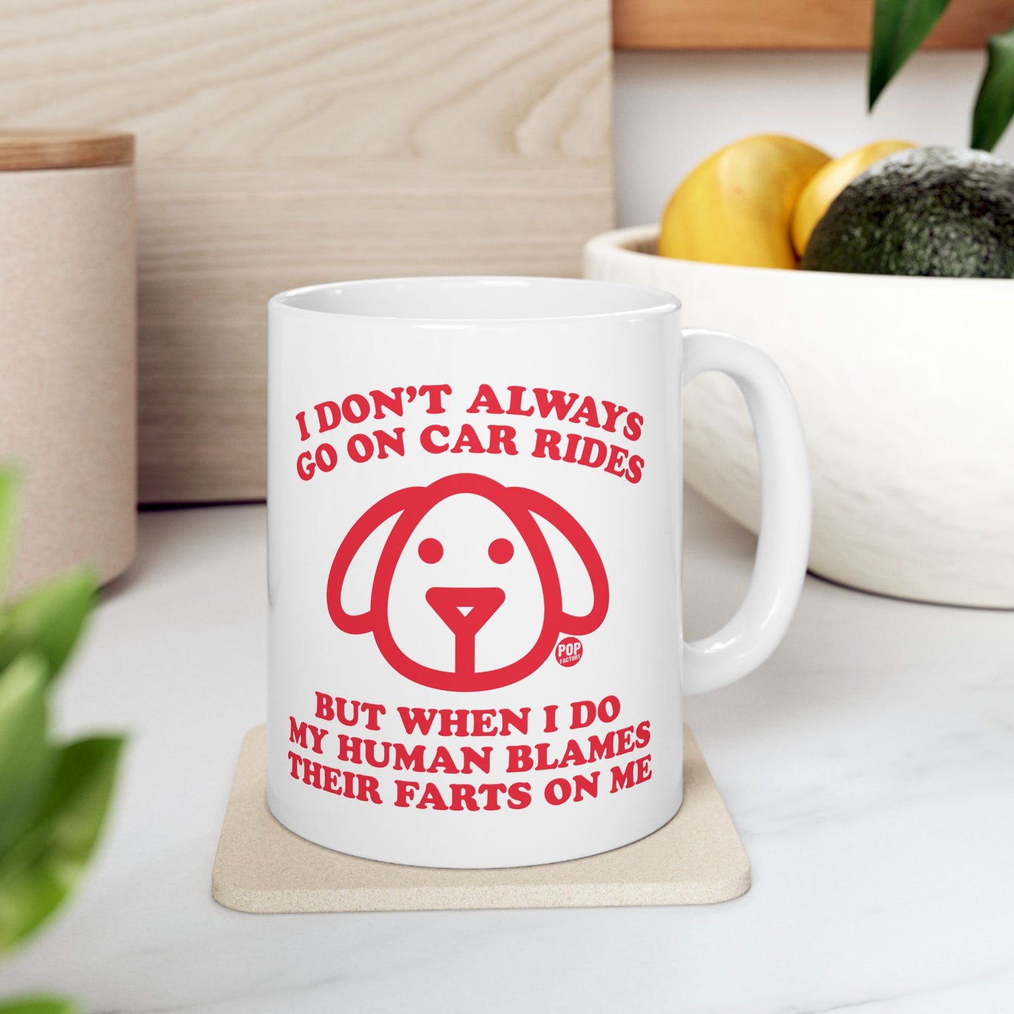 I Don't Always Go On Car Rides Dog Mug