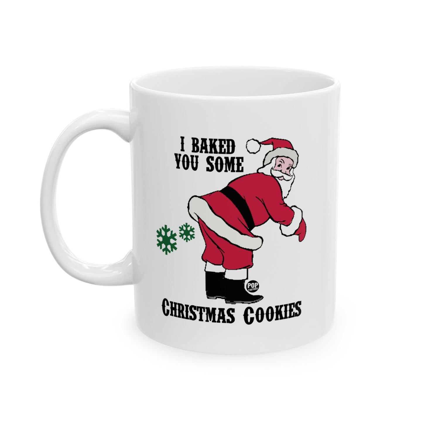 Santa Baked Xmas Cookies Fart Mug