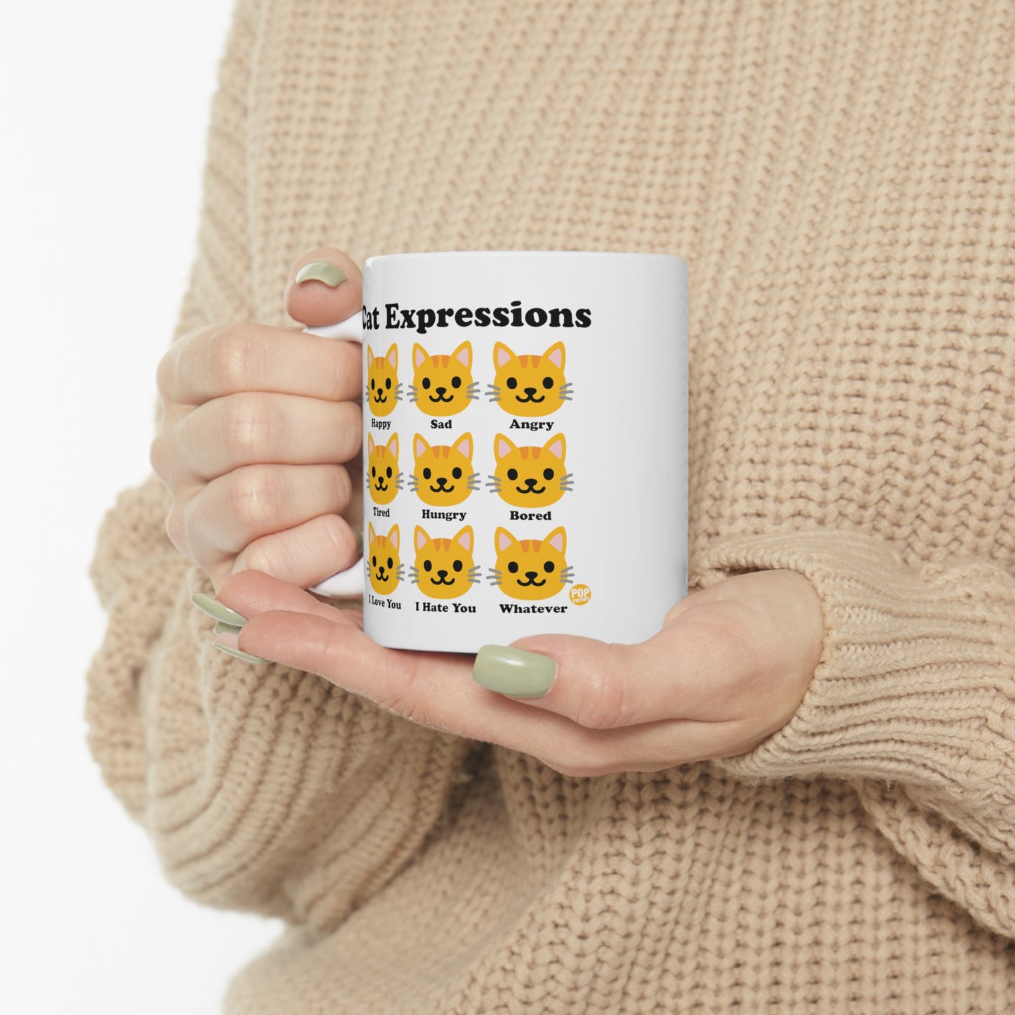 Cat Expressions Mug