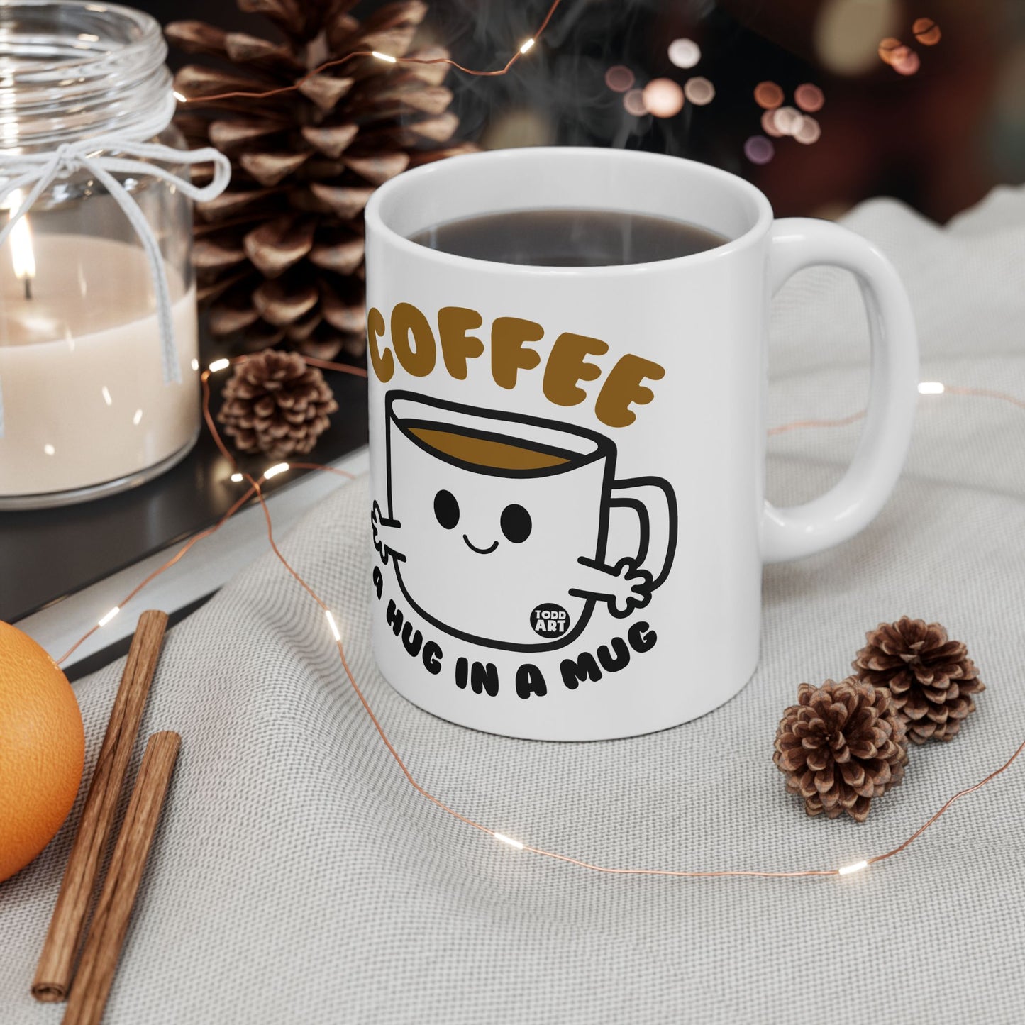 Coffee Hug in a Mug, Cute Coffee Lover Mug Gift