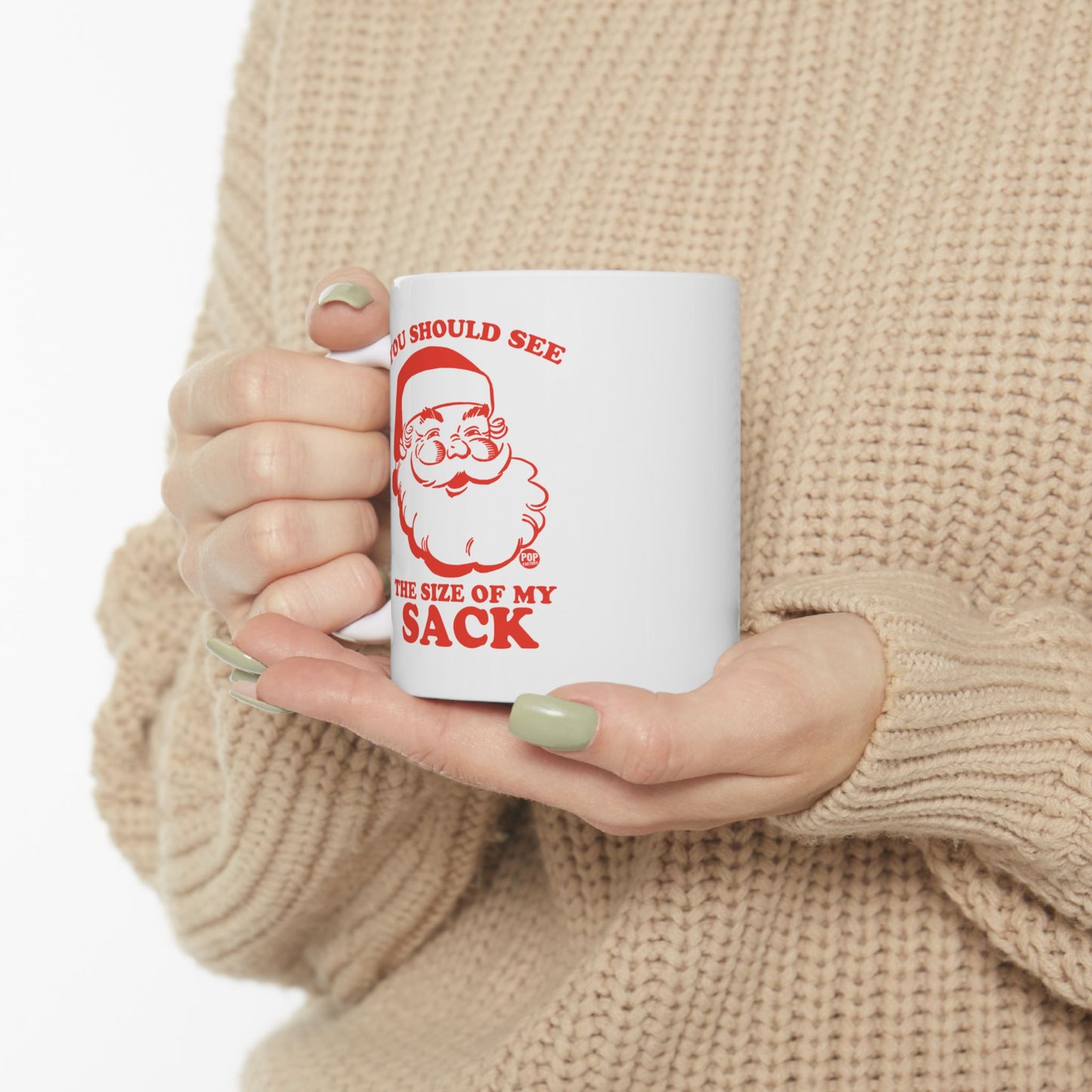 Santa Size Of My Sack Mug