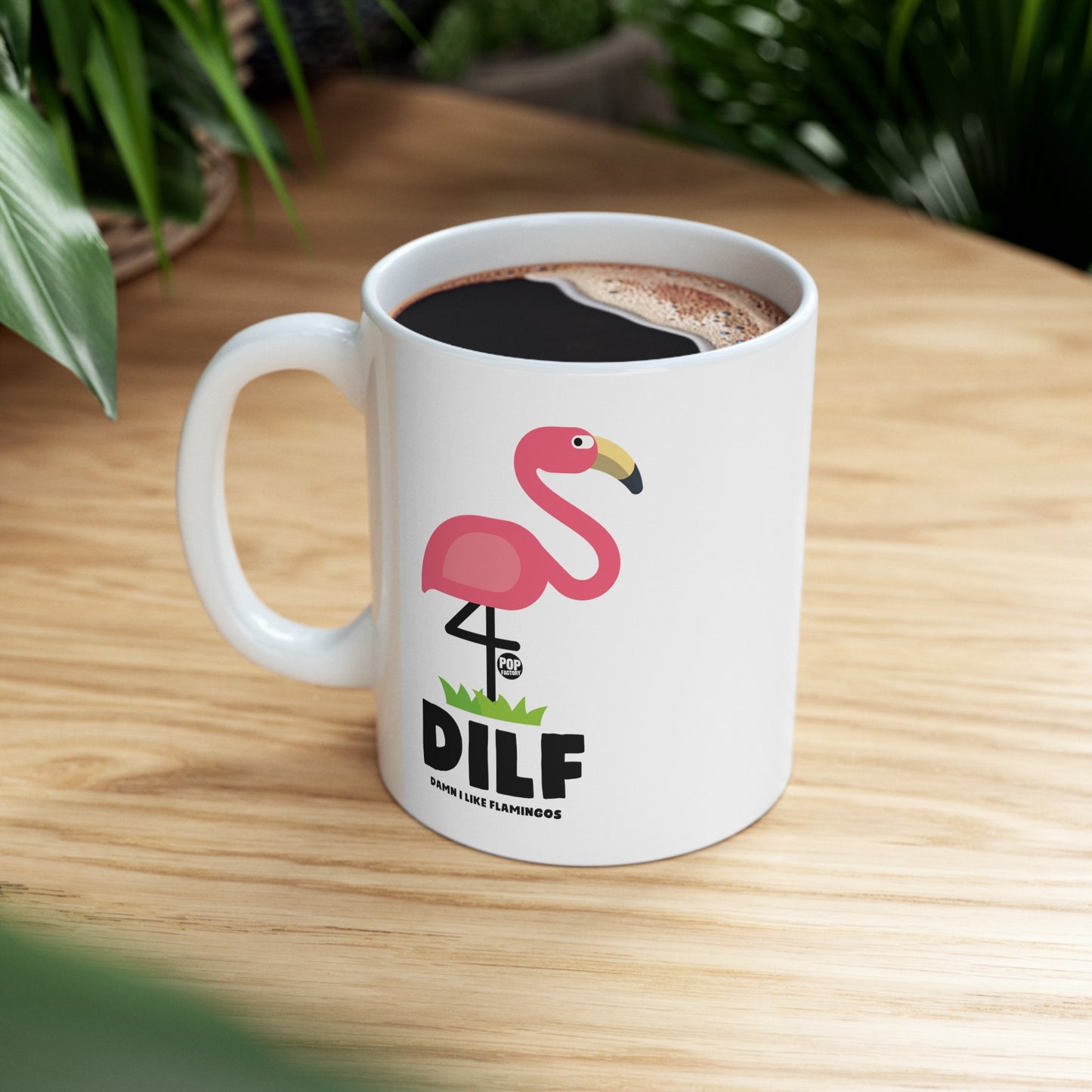 DILF Flamingos Mug