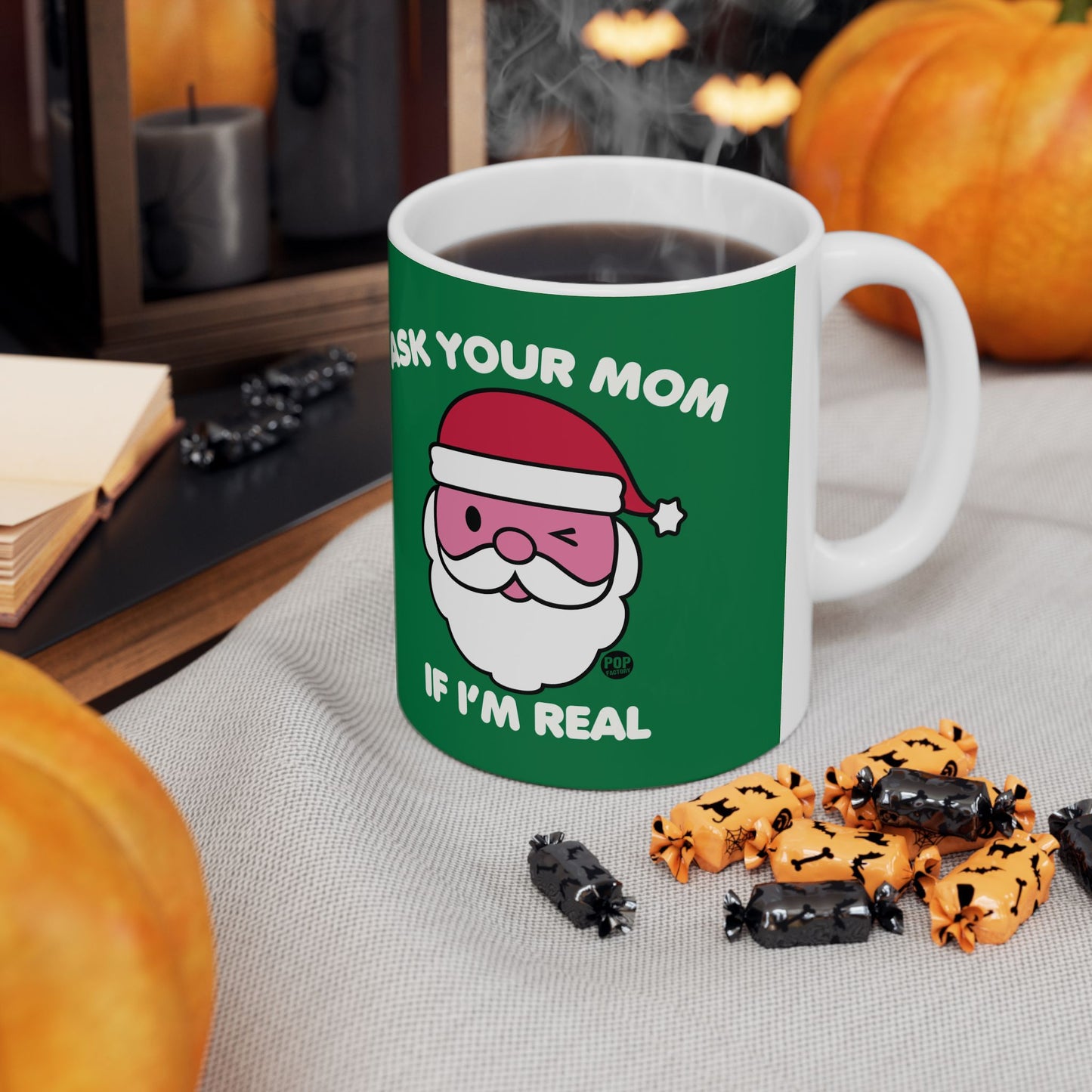 Ask Mom If Real Santa Mug