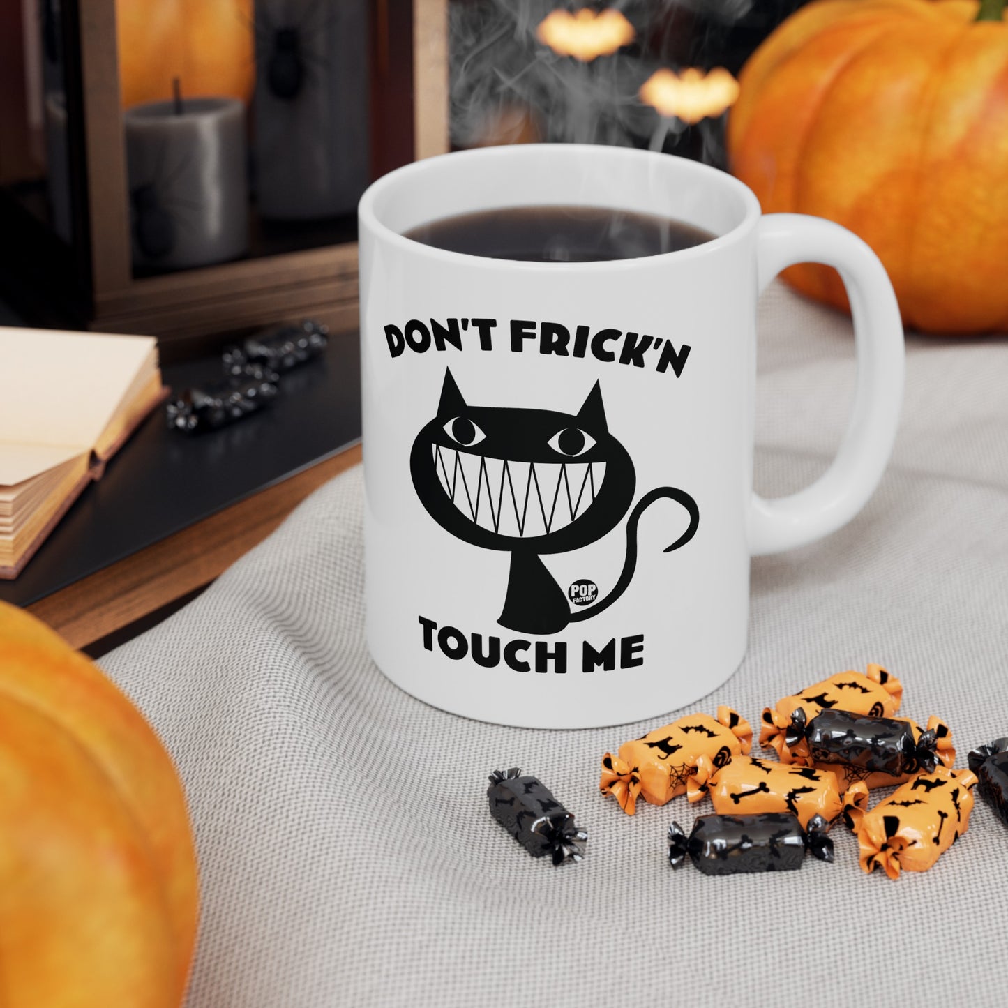 Don't Touch Me Cat Mug