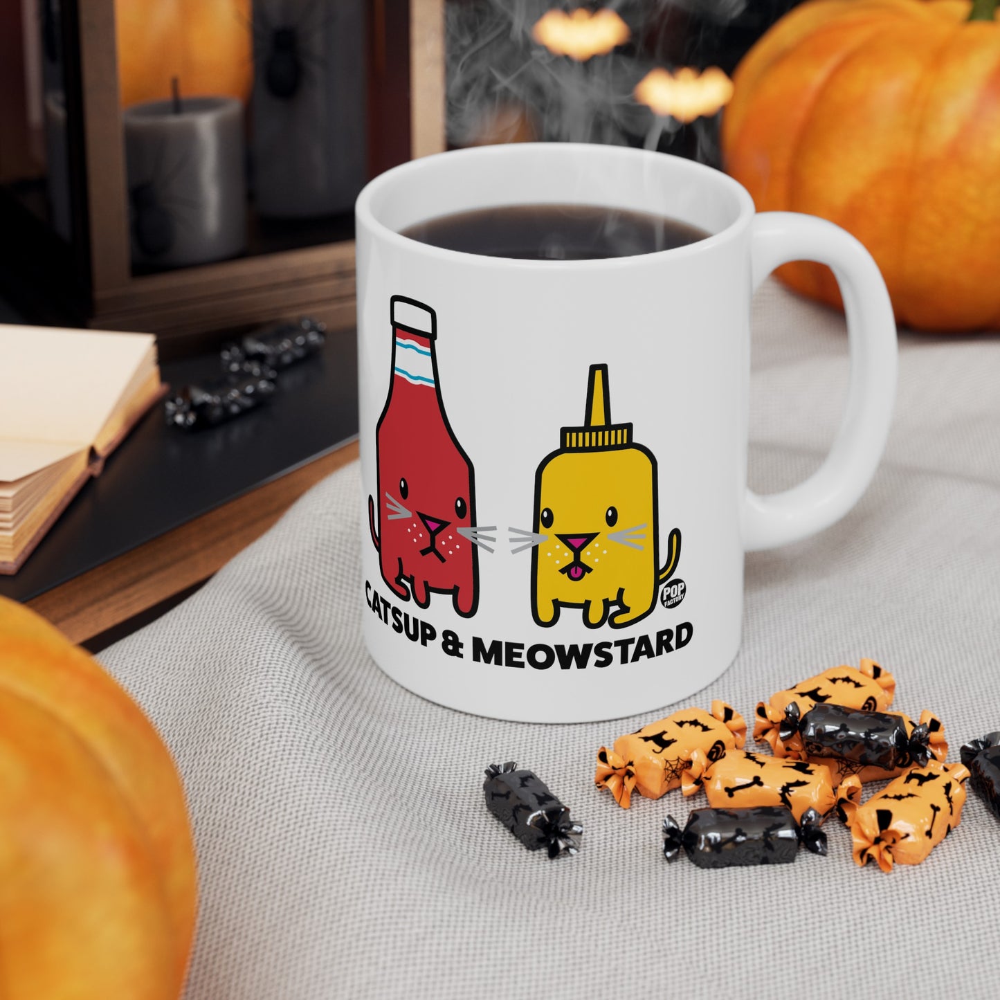 Catsup And Meowstard Mug