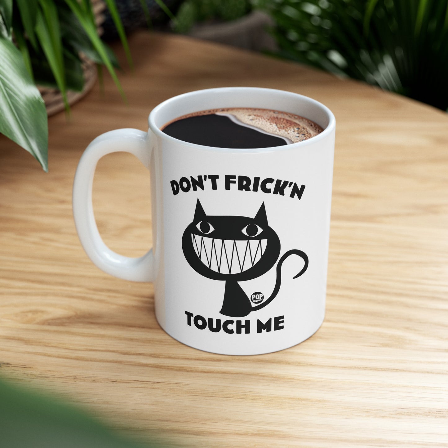 Don't Touch Me Cat Mug