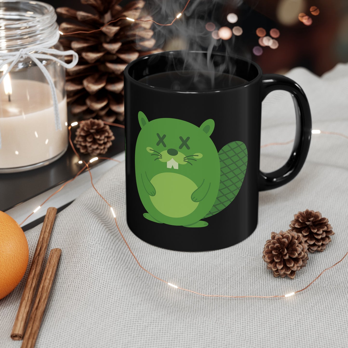 Deadimals Beaver Mug - Halloween Edition