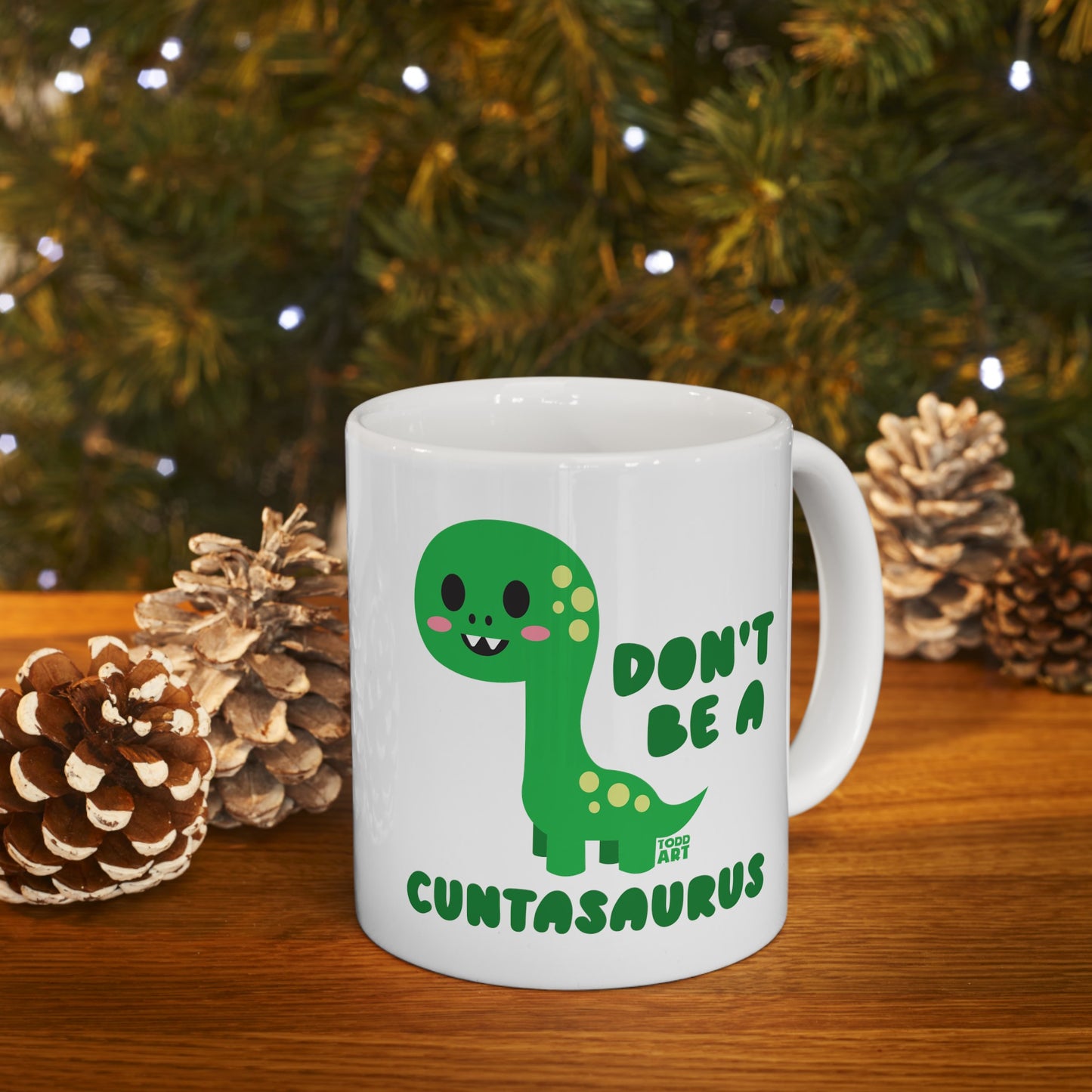 Cuntasaurus Dinosaur Mug