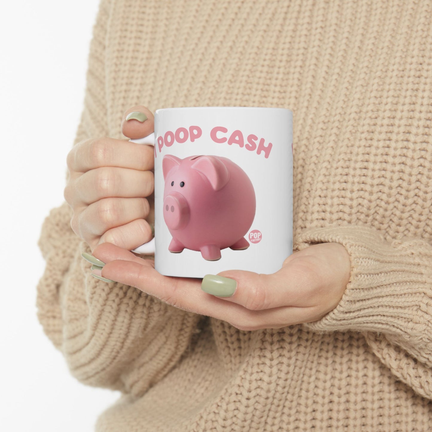 I Poop Cash Piggy Bank Photo Mug