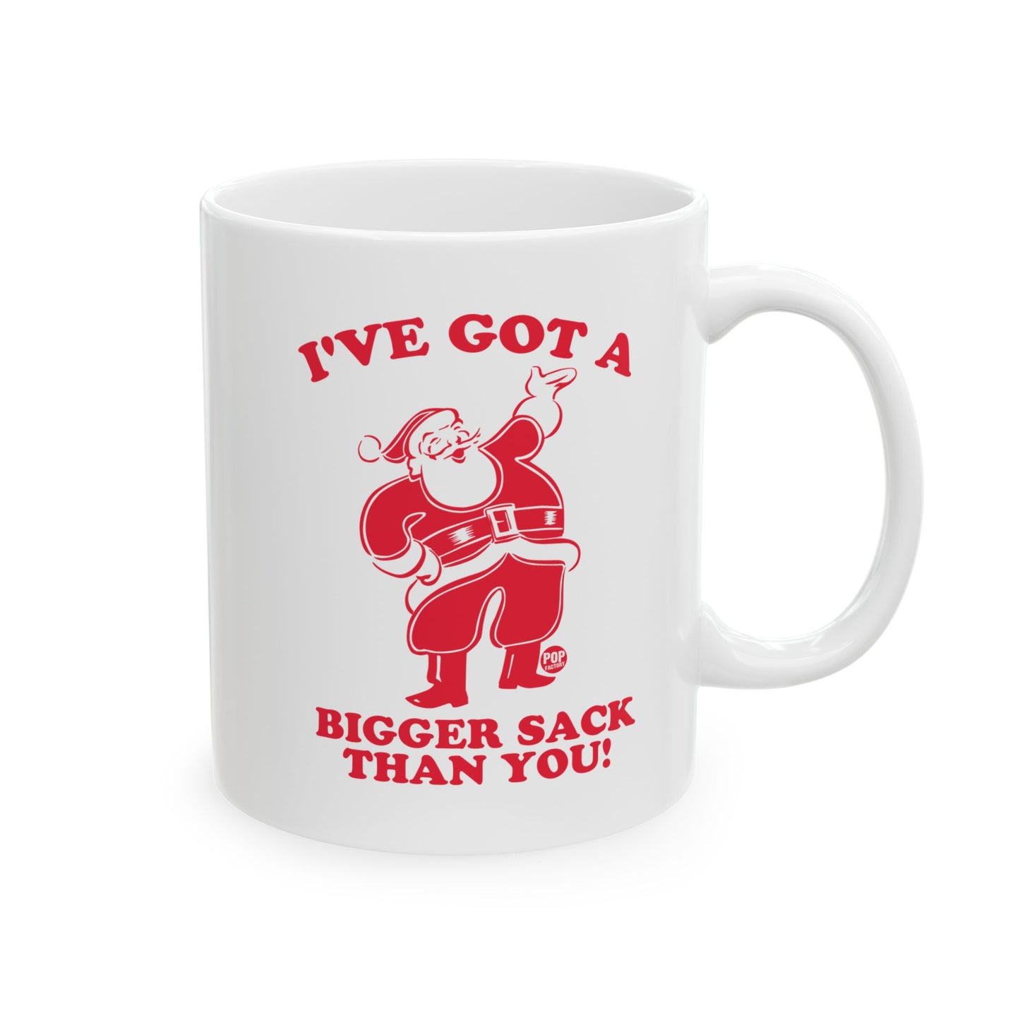 Santa Bigger Sack Than You Mug