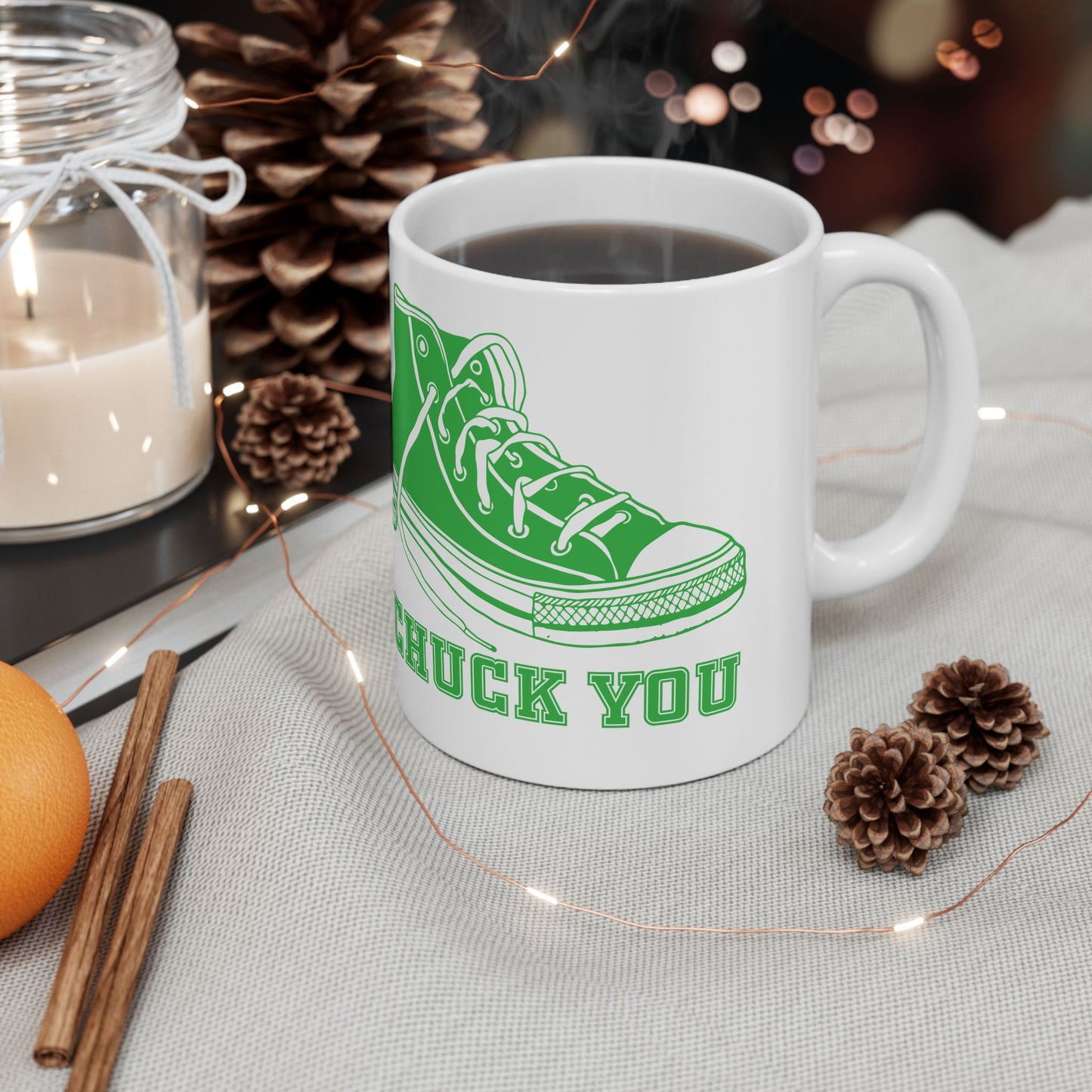 Chuck You Converse Lover Mug, Pun Mugs, Mug Gift Converse Sneaker Lover